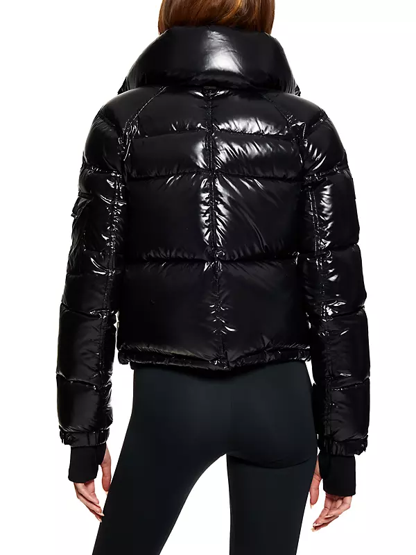 Shop Sam. Freestyle Cropped Down Puffer Jacket