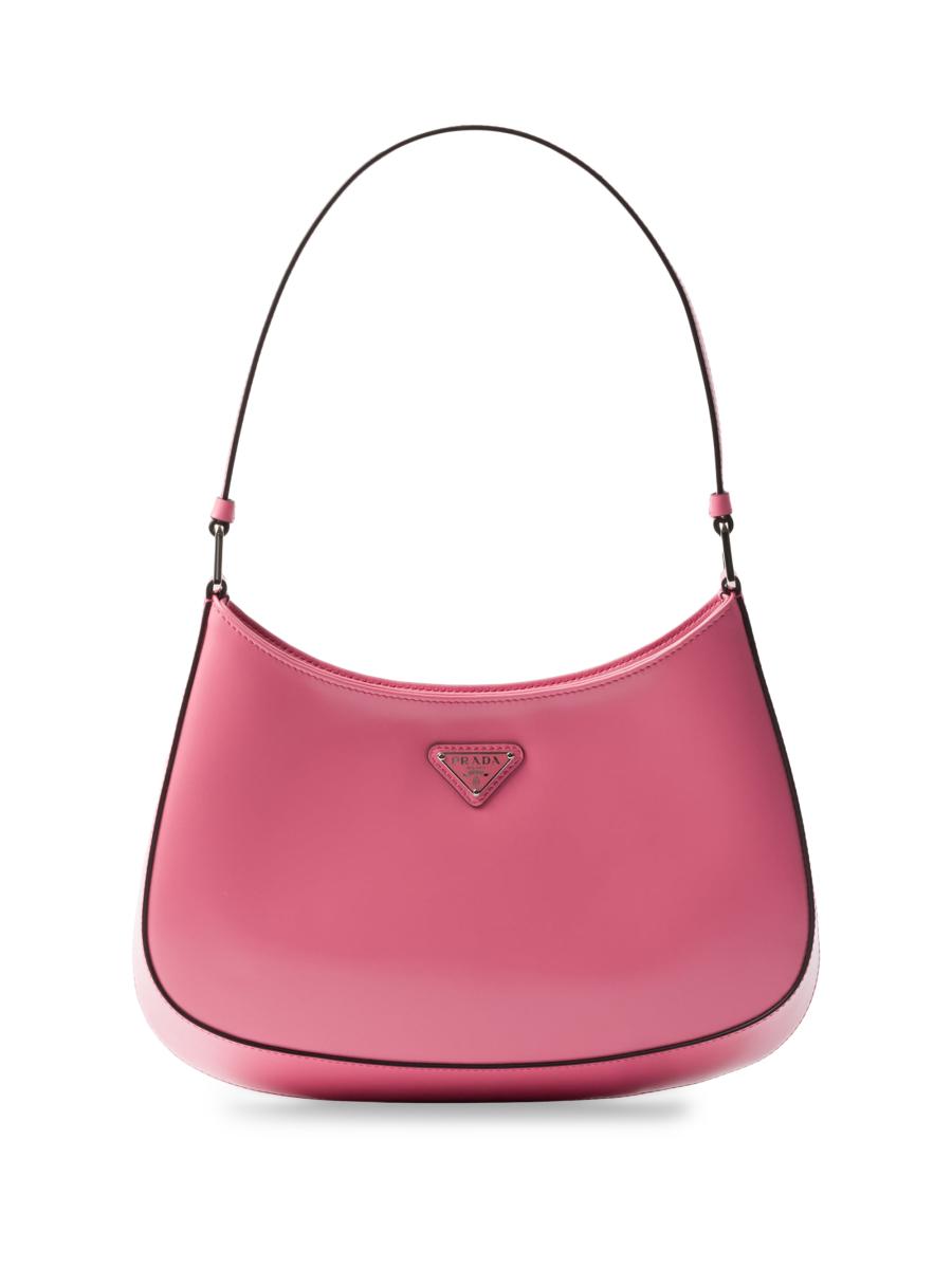 Prada Cleo Brushed Leather Shoulder Bag | Saks Fifth Avenue