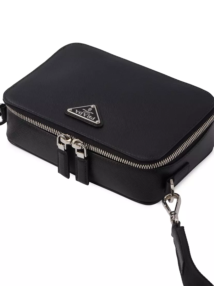 Brique Crossbody Bag Saffiano Leather Mini