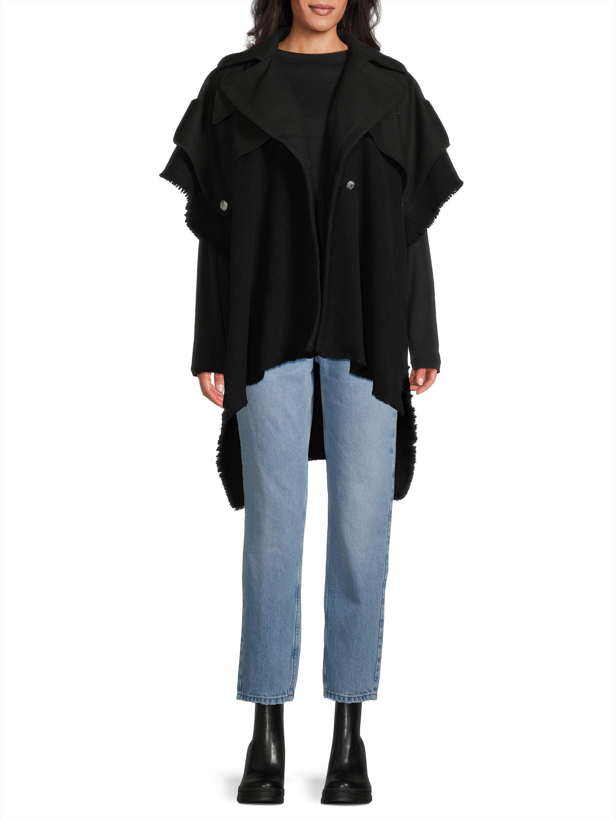rag & bone Trench Wool Poncho | Saks Fifth Avenue