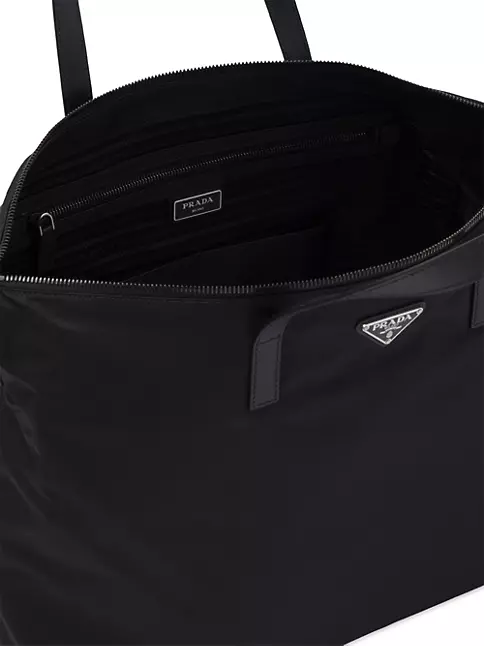 Prada Tessuto and Saffiano Golf Bag - Black Decorative Accents