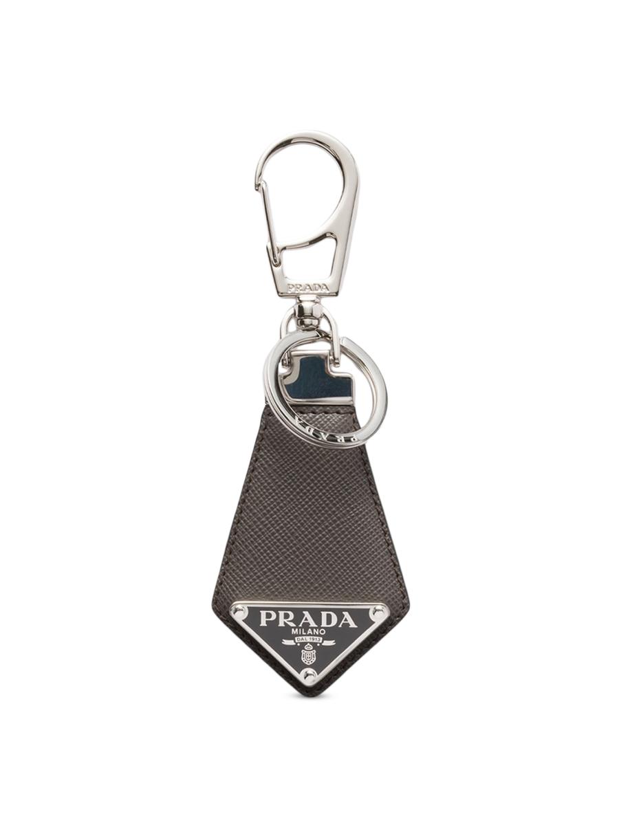 【関税＆送料込み】Prada Logo Keyring Prada Logo Metal Key Ring (Keychains) IFCHIC.COM