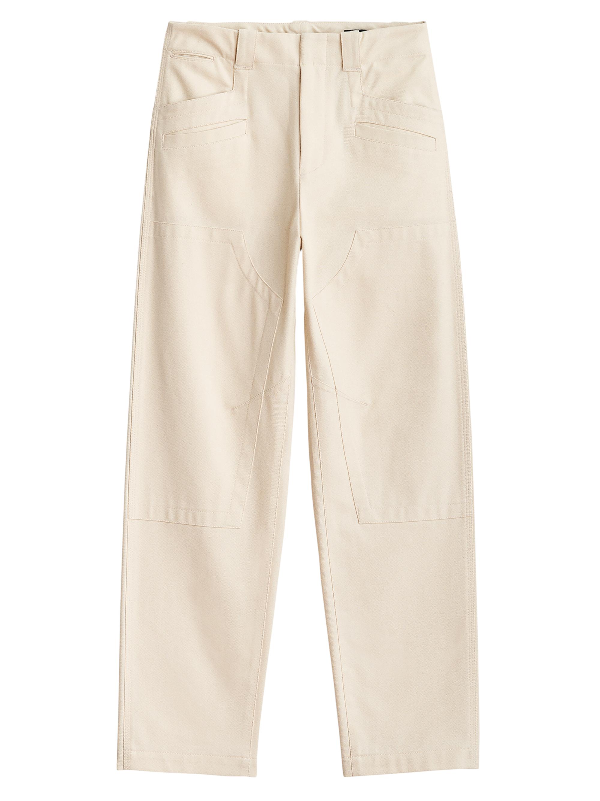 rag & bone Women's Malia Cotton Twill Cargo Pants - Ecru