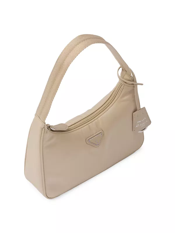Prada Re-Edition 2000 Nylon Mini Bag White for Women