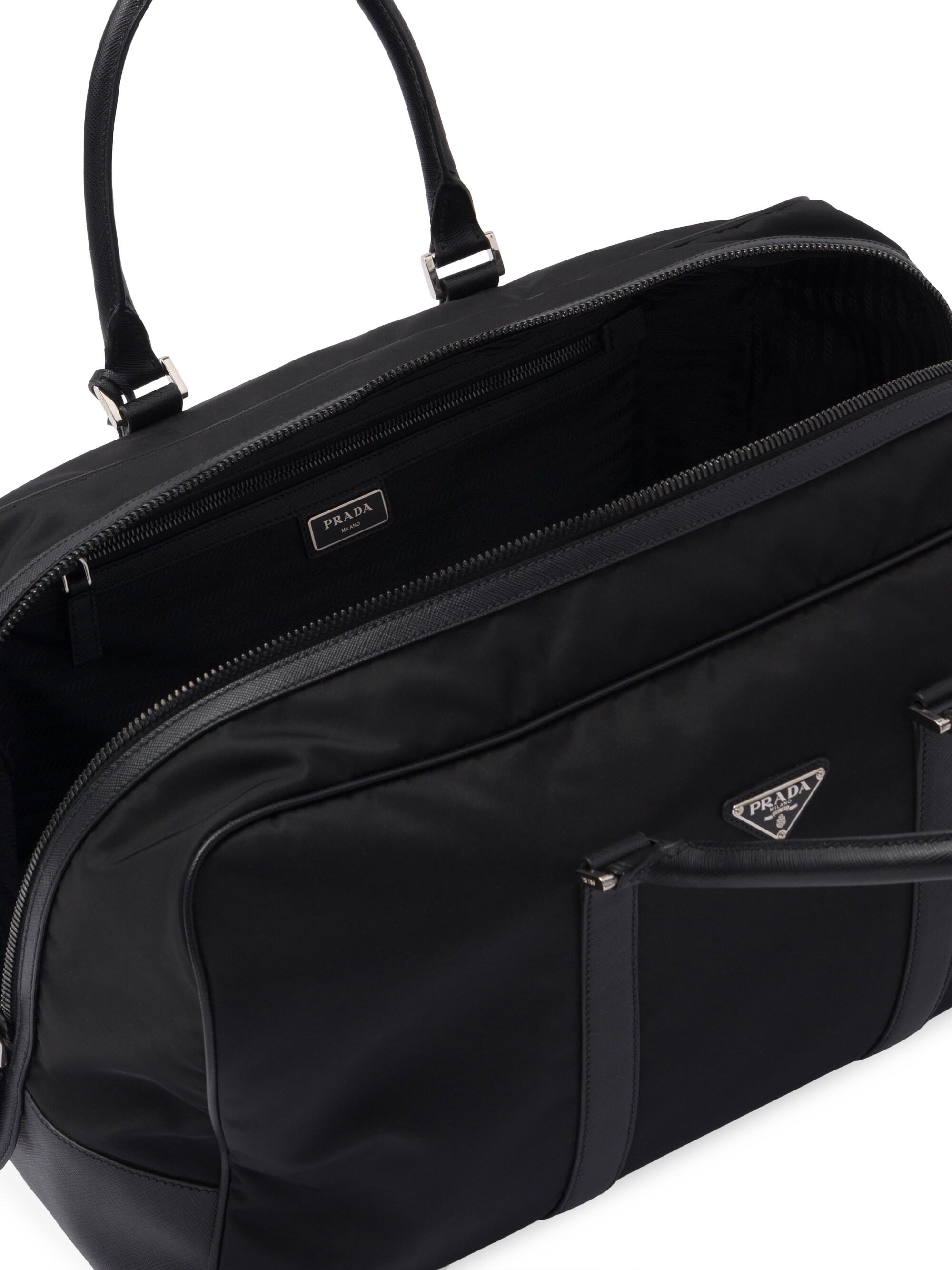 Prada Re-Nylon and Saffiano Leather Duffel Bag | Saks Fifth Avenue