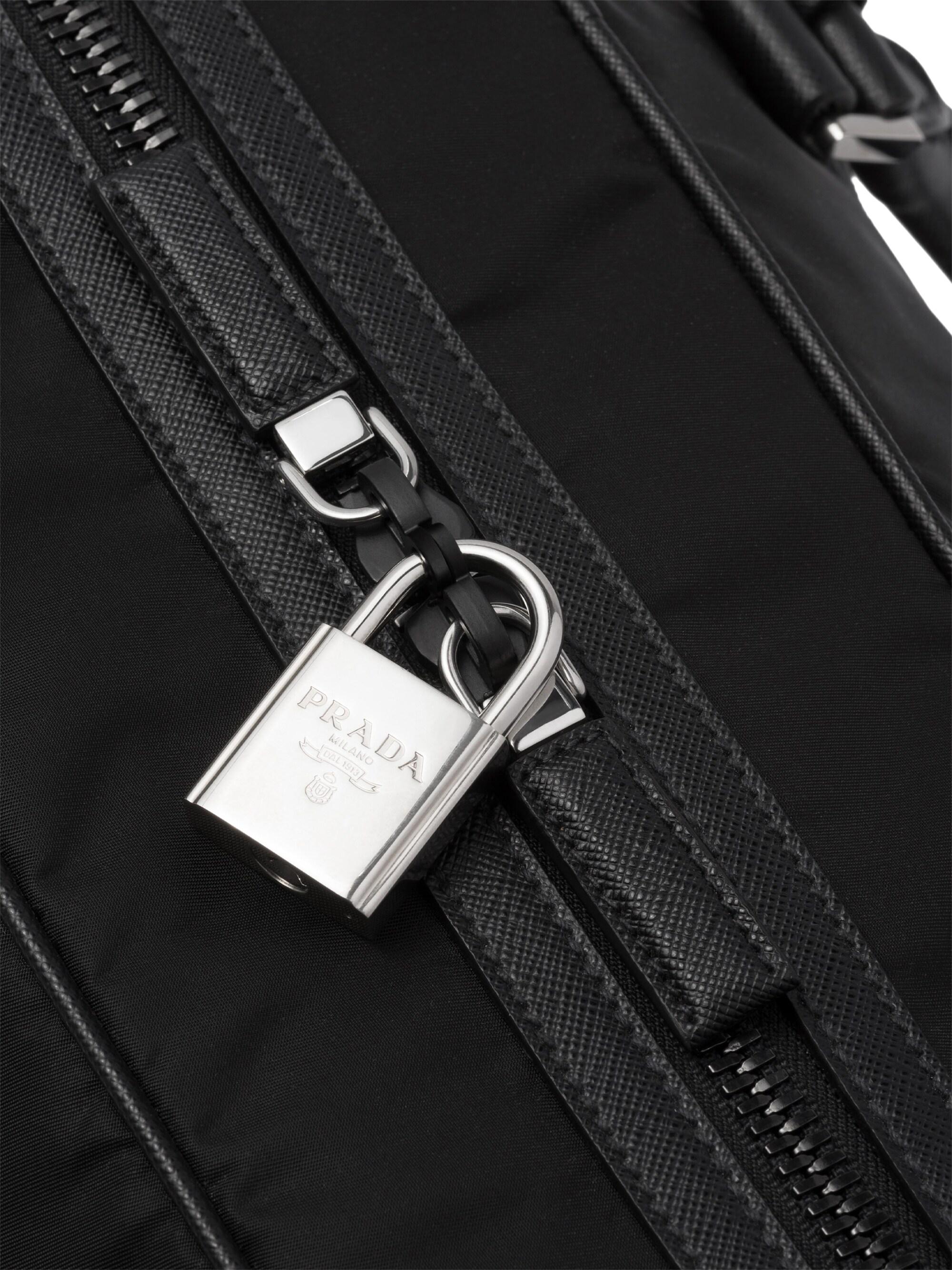 Prada Re-Nylon and Saffiano Leather Duffel Bag | Saks Fifth Avenue