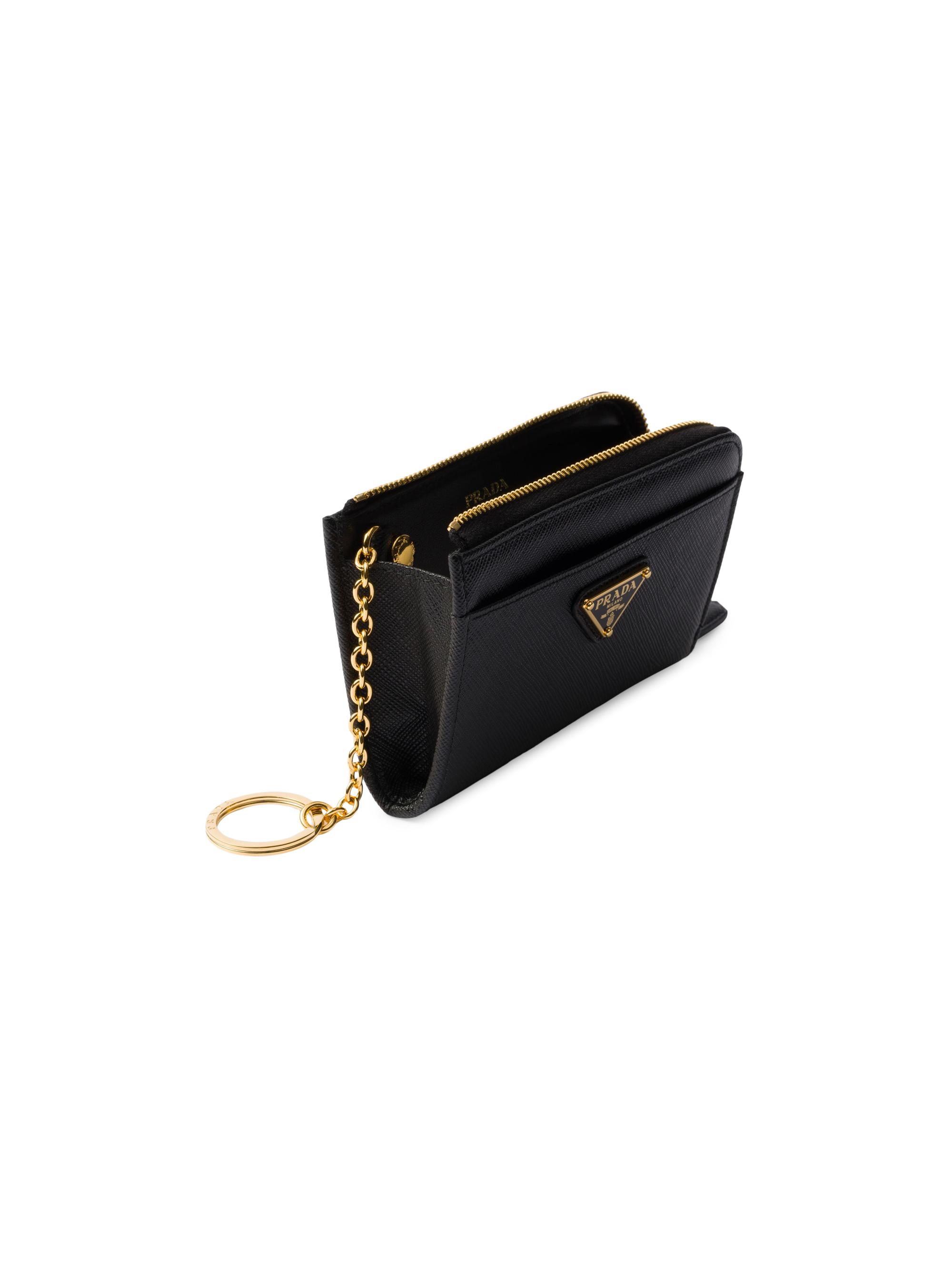 Prada Saffiano Keychain Card Case | Saks Fifth Avenue