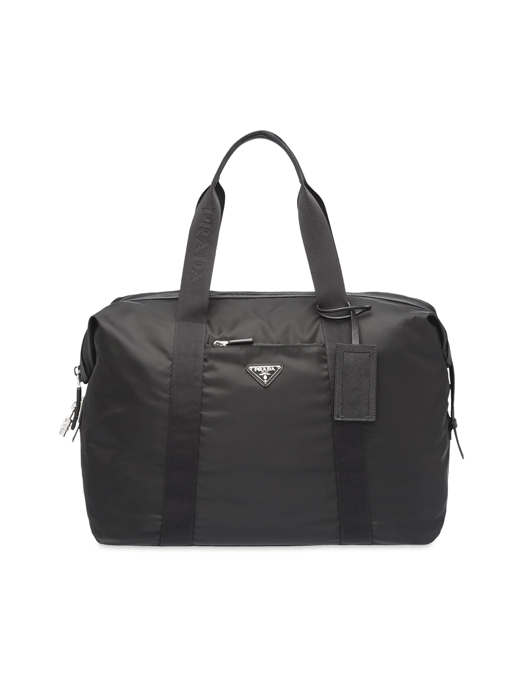 Prada Re-Nylon and Saffiano Leather Duffle Bag | Saks Fifth Avenue