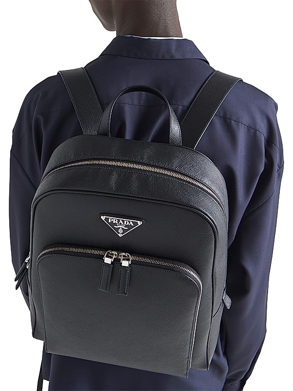 Shop Prada Saffiano Leather Backpack | Saks Fifth Avenue Shop Prada Saffiano Leather Backpack | Saks Fifth Avenue