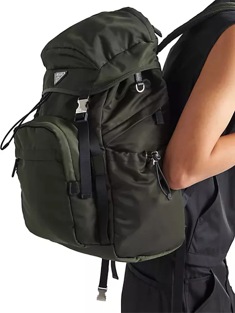 Loro Piana Extra Pocket Leather Backpack in Green