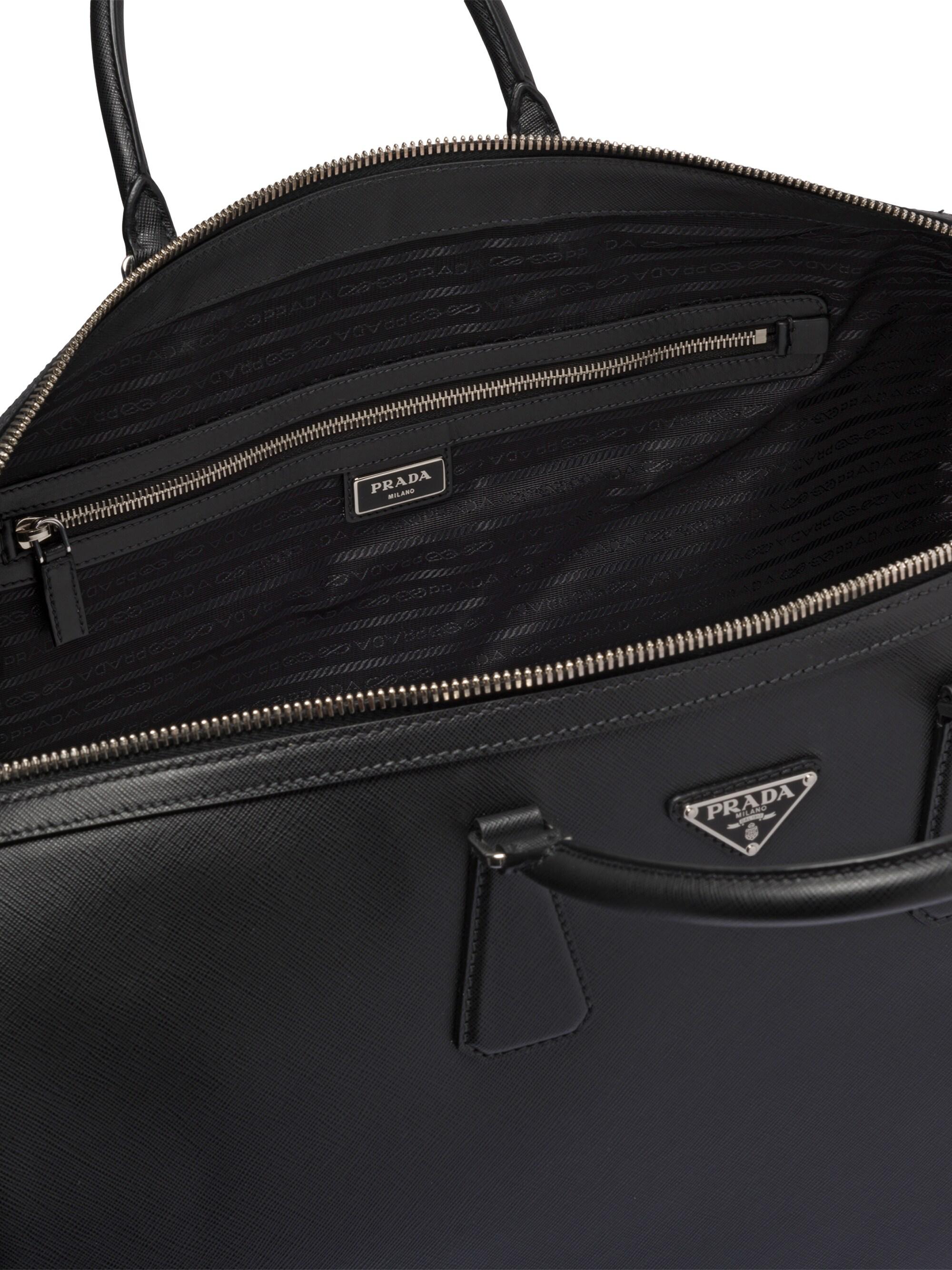 Prada Saffiano Leather Travel Bag | Saks Fifth Avenue