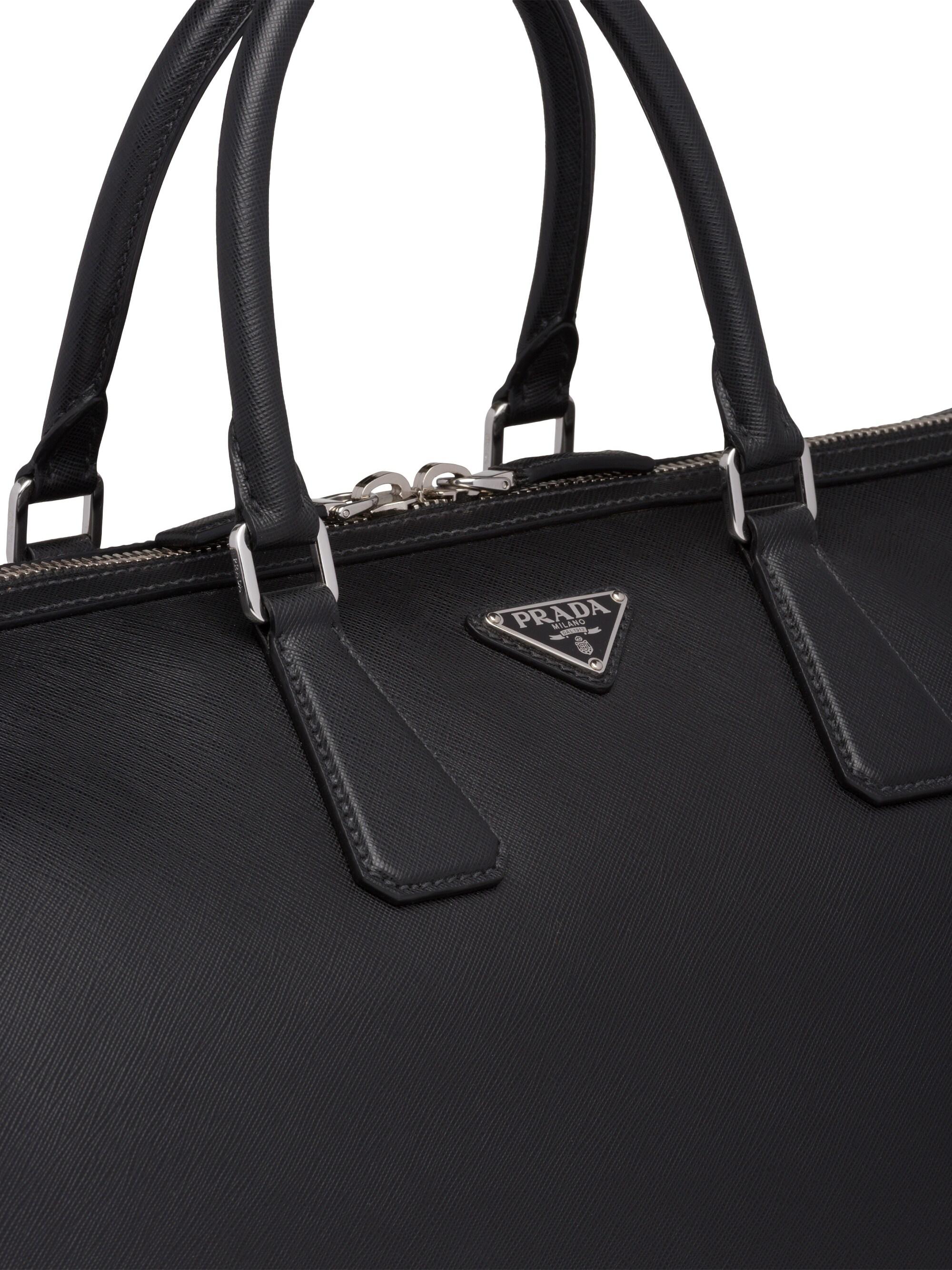 Prada Saffiano Leather Travel Bag | Saks Fifth Avenue