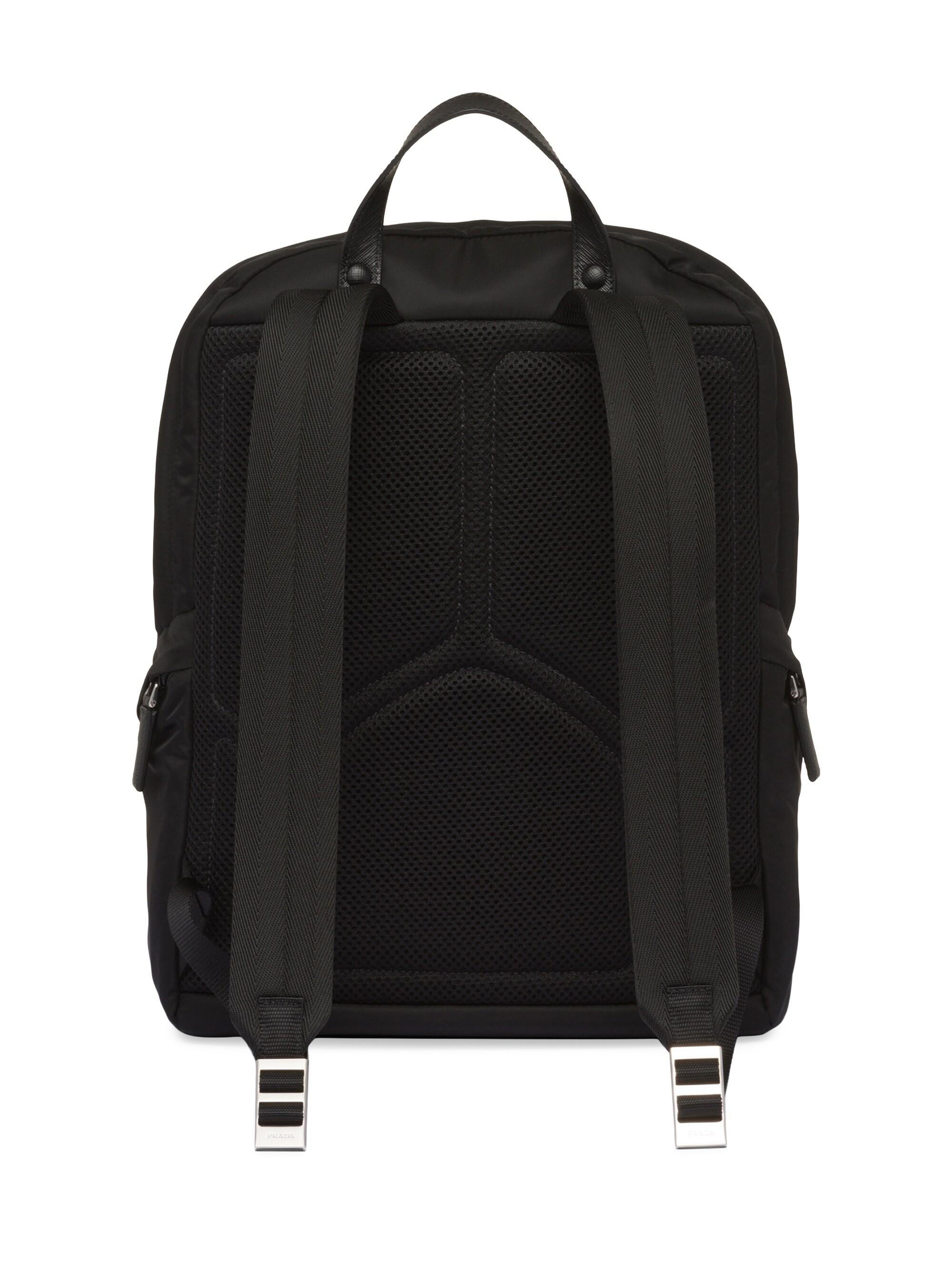 Prada Re-Nylon and Saffiano Leather Backpack | Saks Fifth Avenue