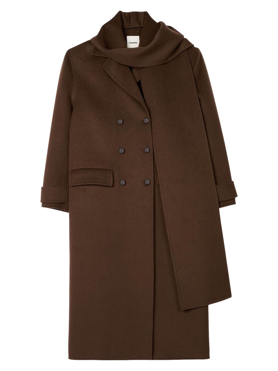 Shop Sandro Oversized Wool Coat | Saks Fifth Avenue Shop Sandro Oversized Wool Coat | Saks Fifth Avenue