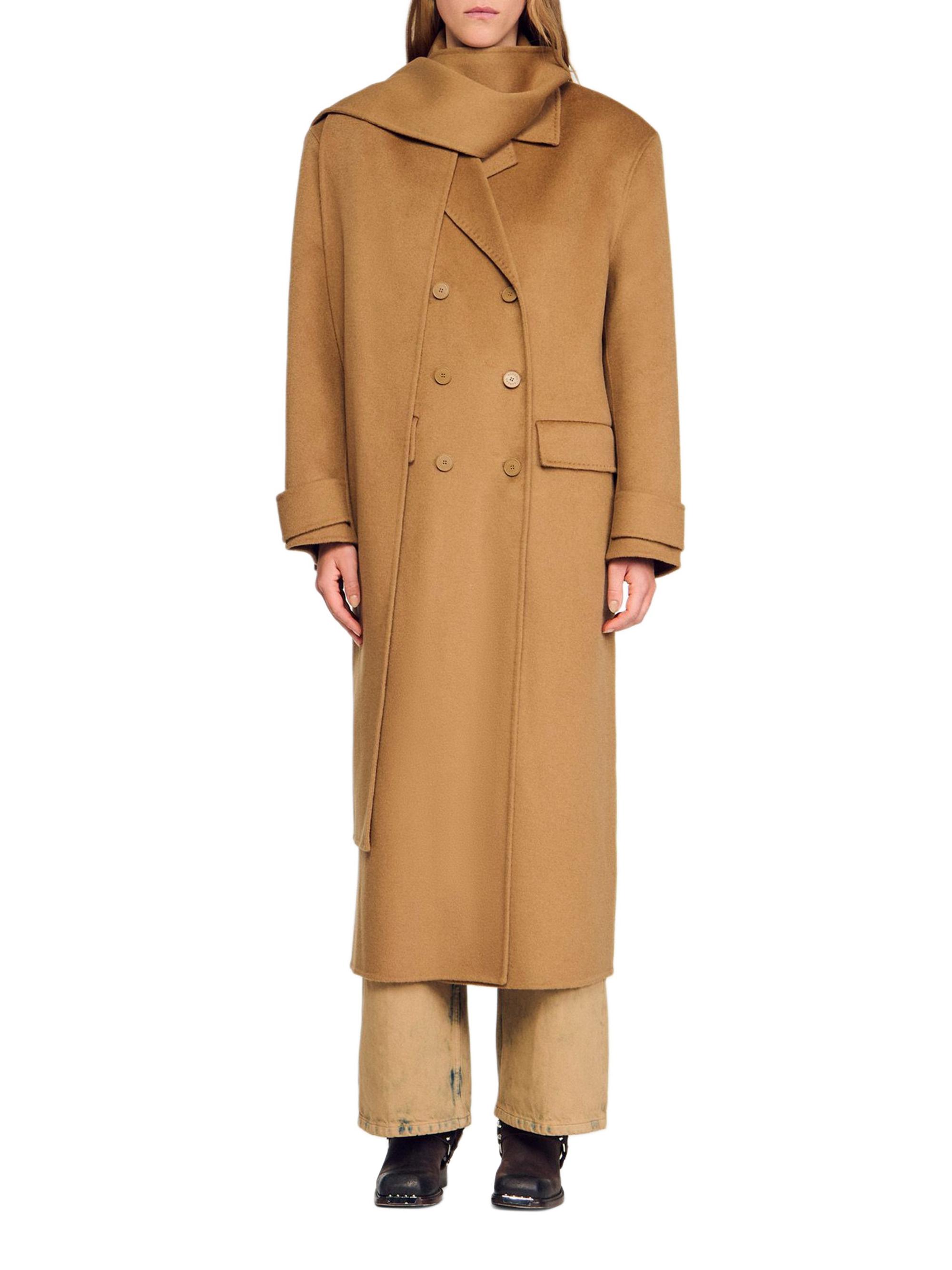 Sandro Oversized Wool Coat | Saks Fifth Avenue