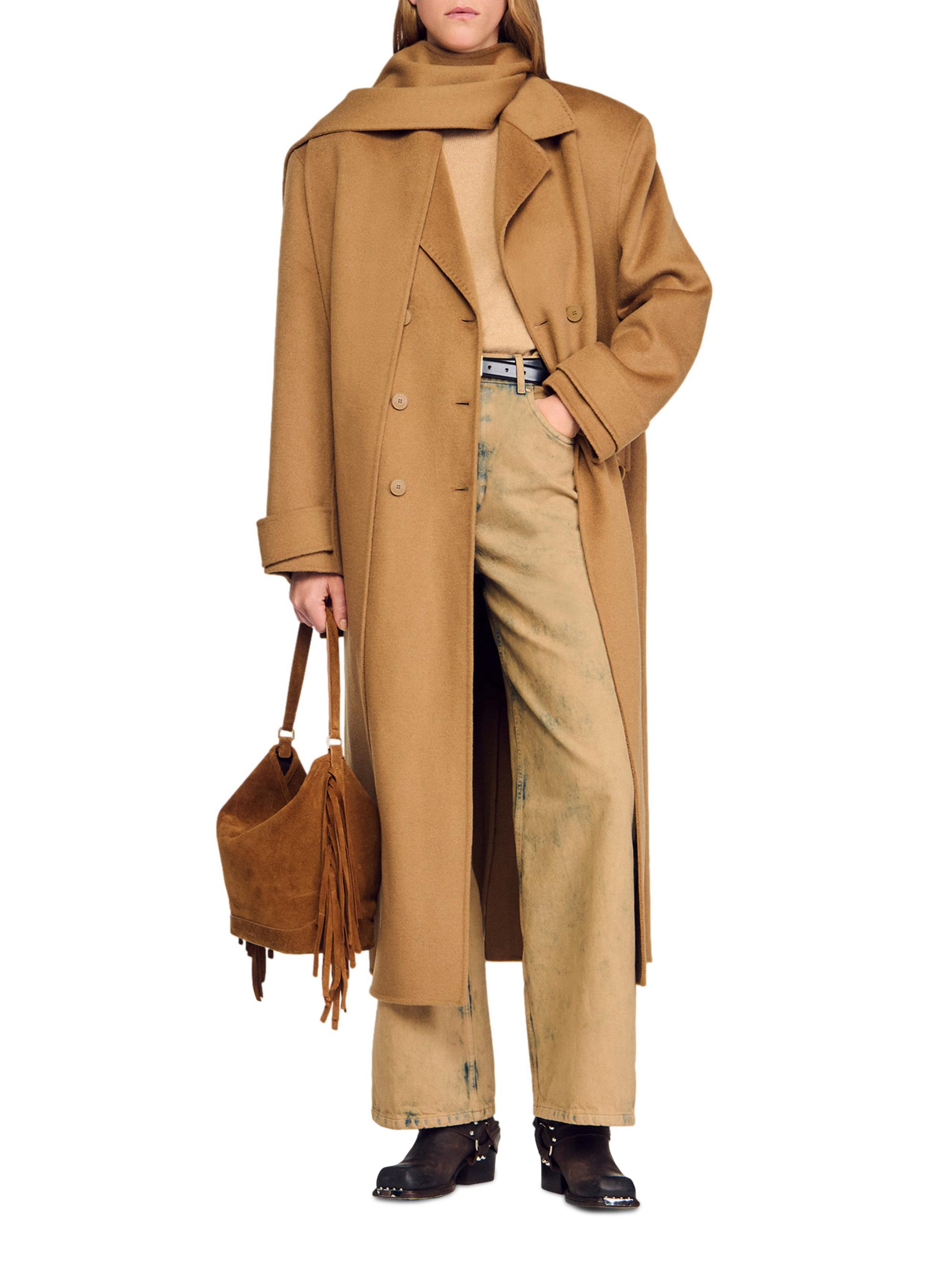 RANDEBOO basic wool long coat サイズ0 Sandro Oversized Wool Coat | Saks Fifth Avenue