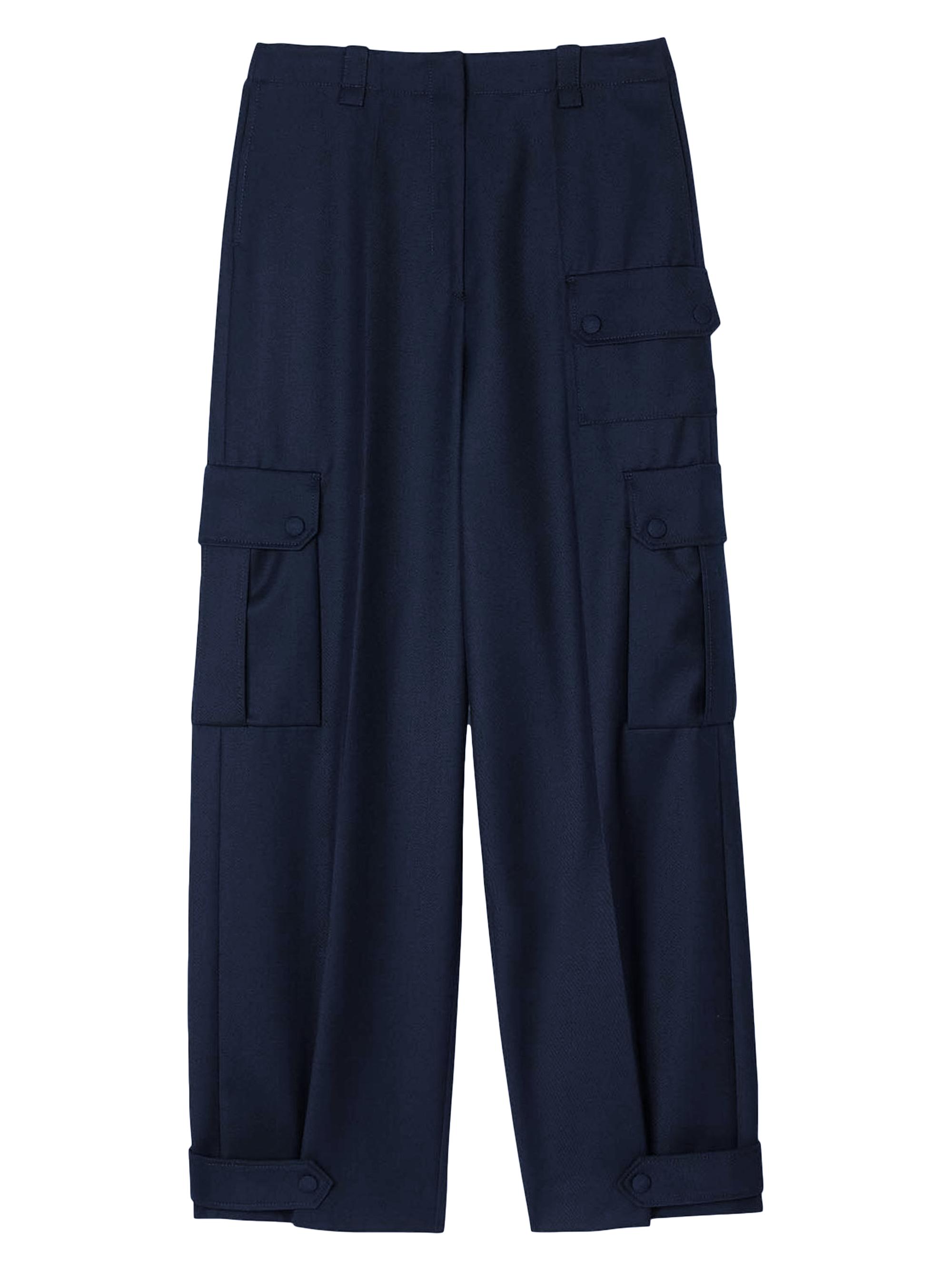 Sandro Women's Cargo Trousers - Navy Blue