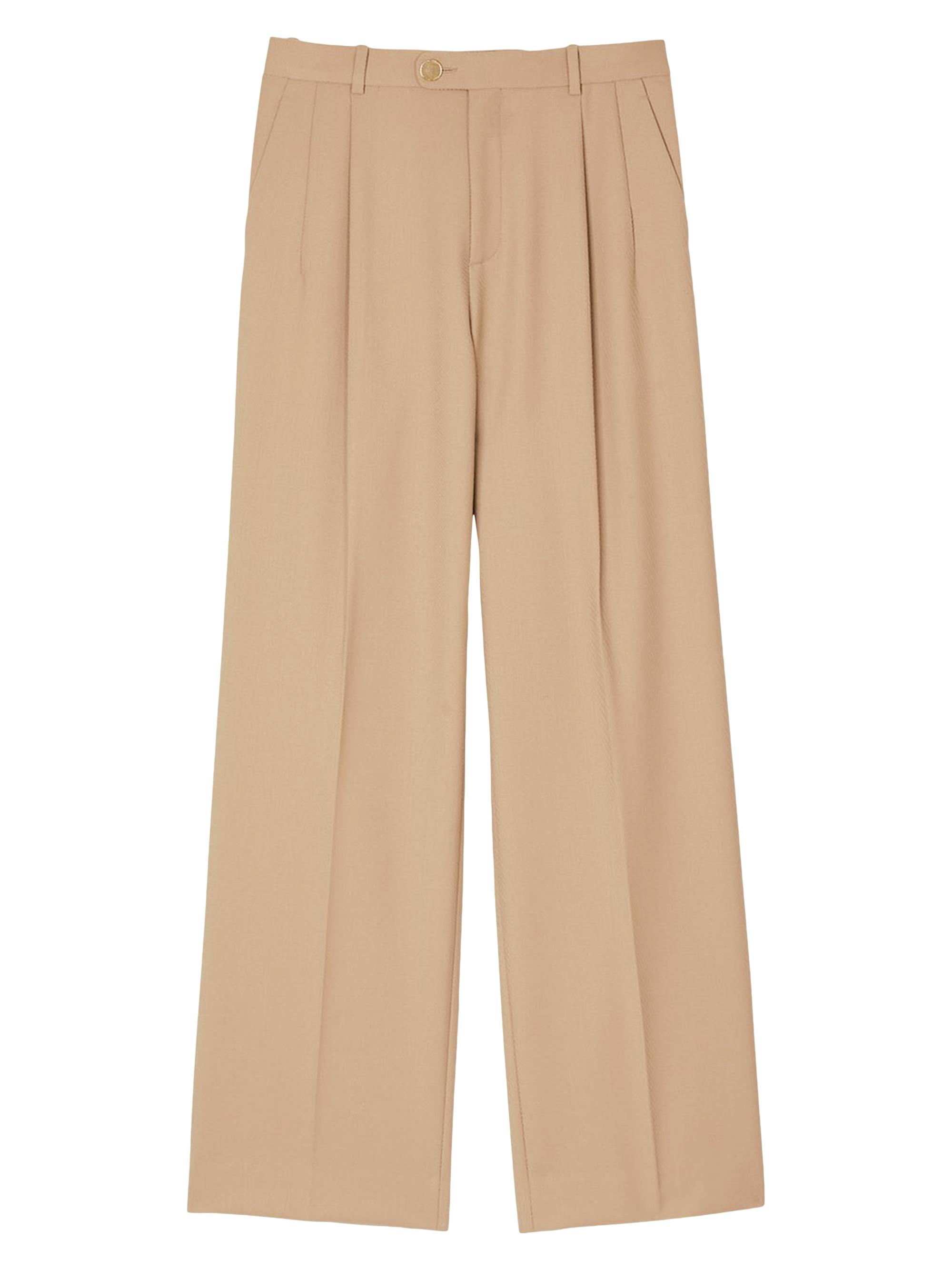 Sandro Women's Suit Trousers - Sand