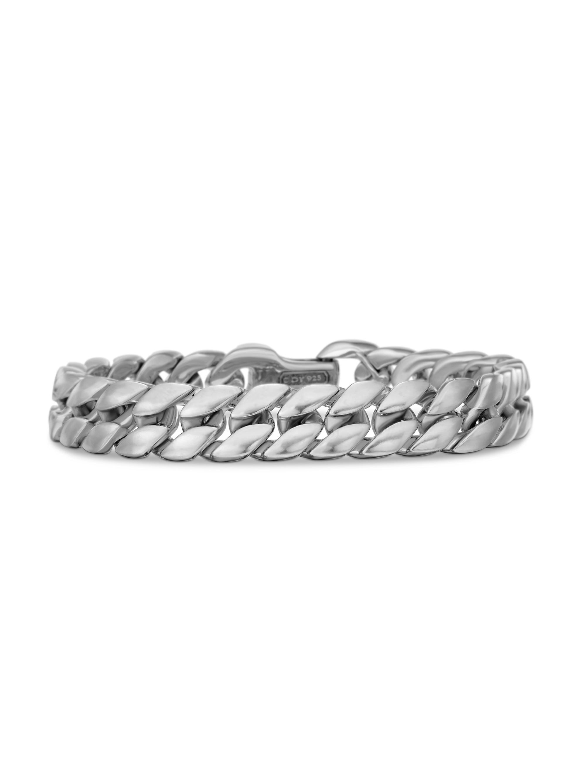 David Yurman Men's Curb Chain Bracelet in Sterling Silver - Sterling Silver