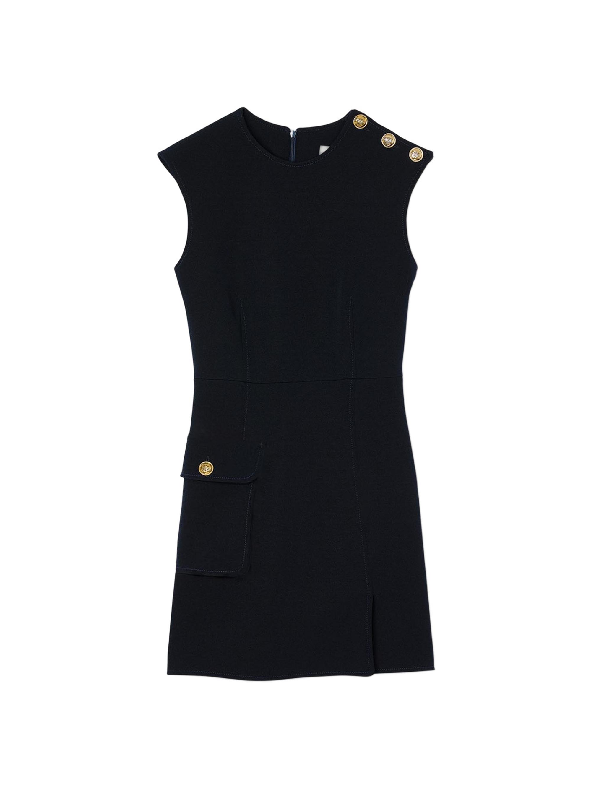 Sandroミニワンピースネイビー36 Sandro Two-Tone Tweed Mini Dress | Saks Fifth Avenue