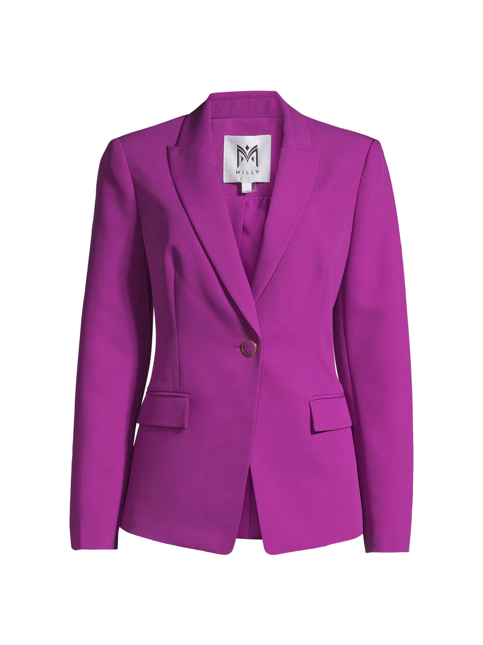 Milly Women's Avery Cady Blazer - Vivid Violet