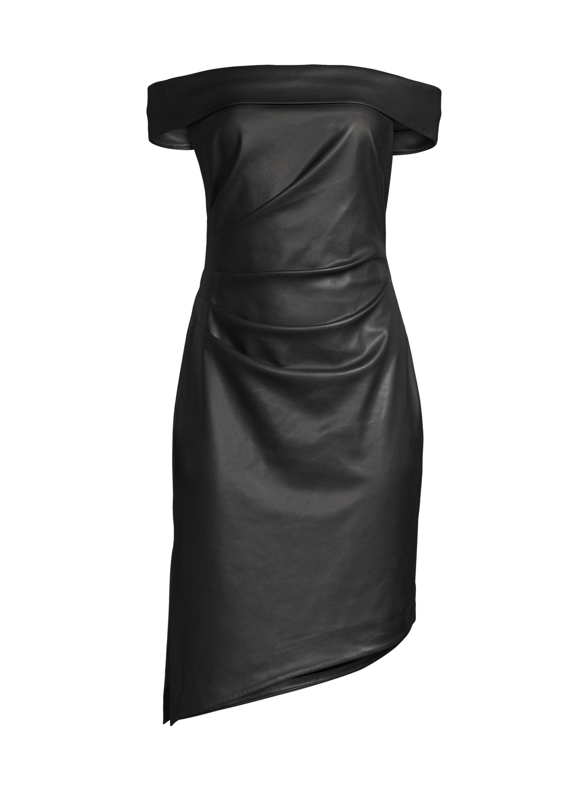 Ladies Dresses Milly Sheath Dress Milly Ally Vegan Leather
