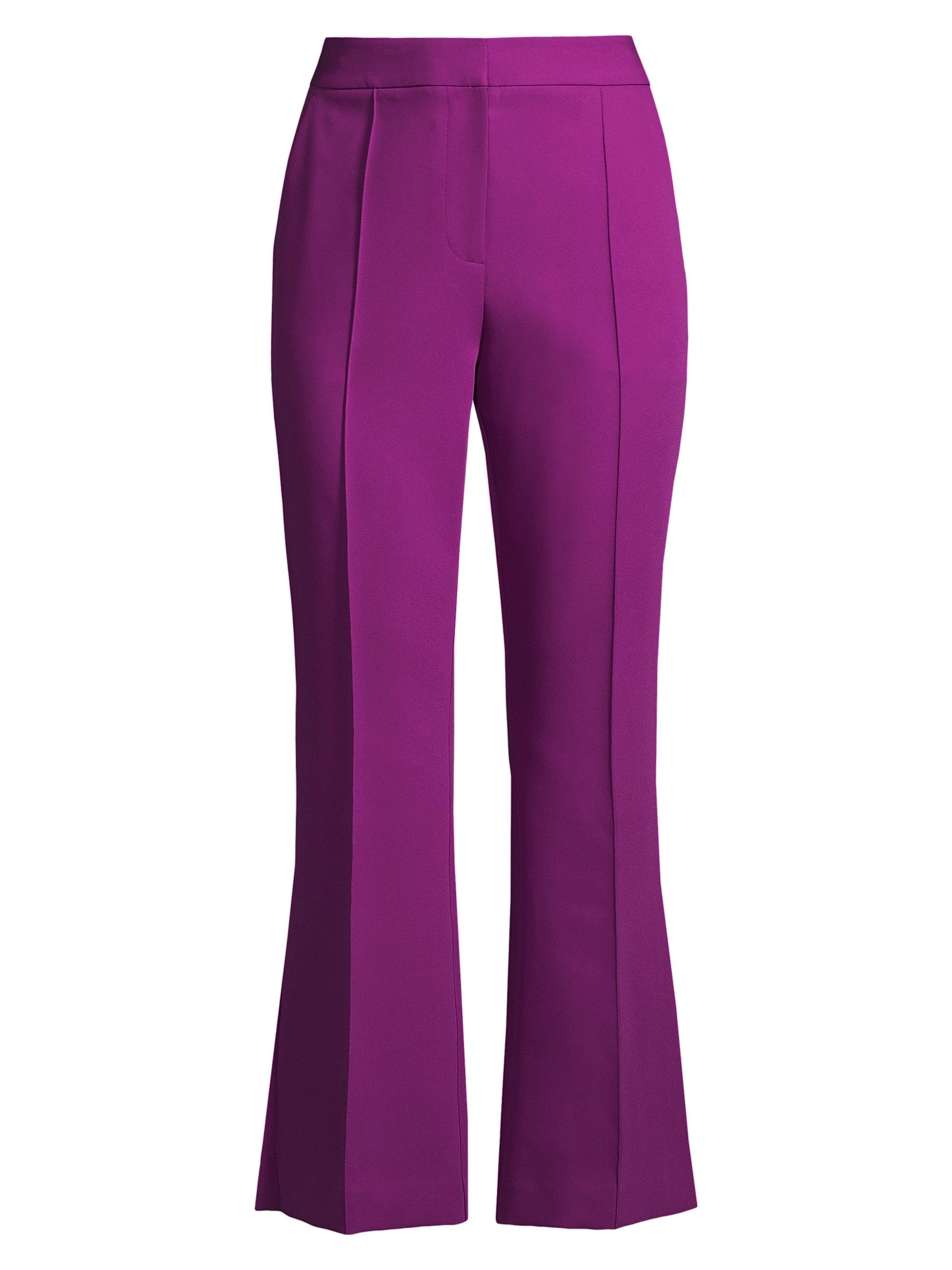 Milly Women's Kj Cady Flared Pants - Vivid Violet