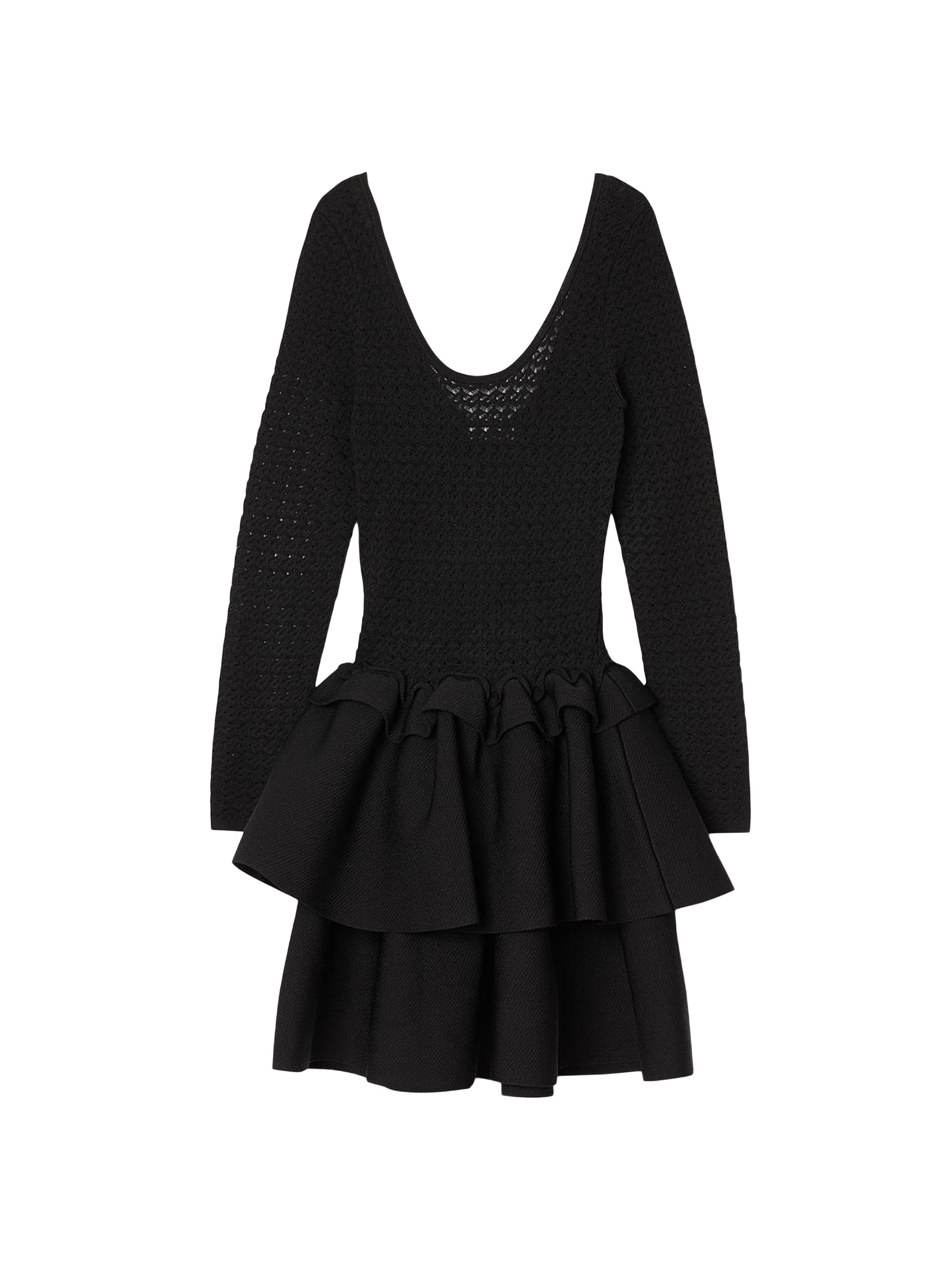Sandro Women's Ruffled Dress - Black