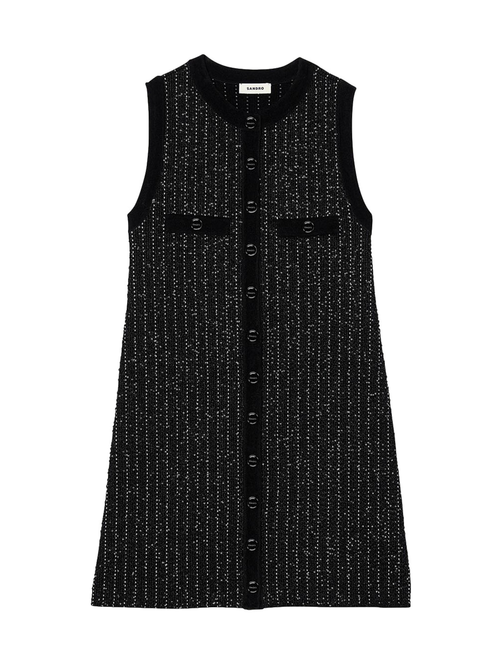 Sandro Women's Fancy Knit Dress - Black