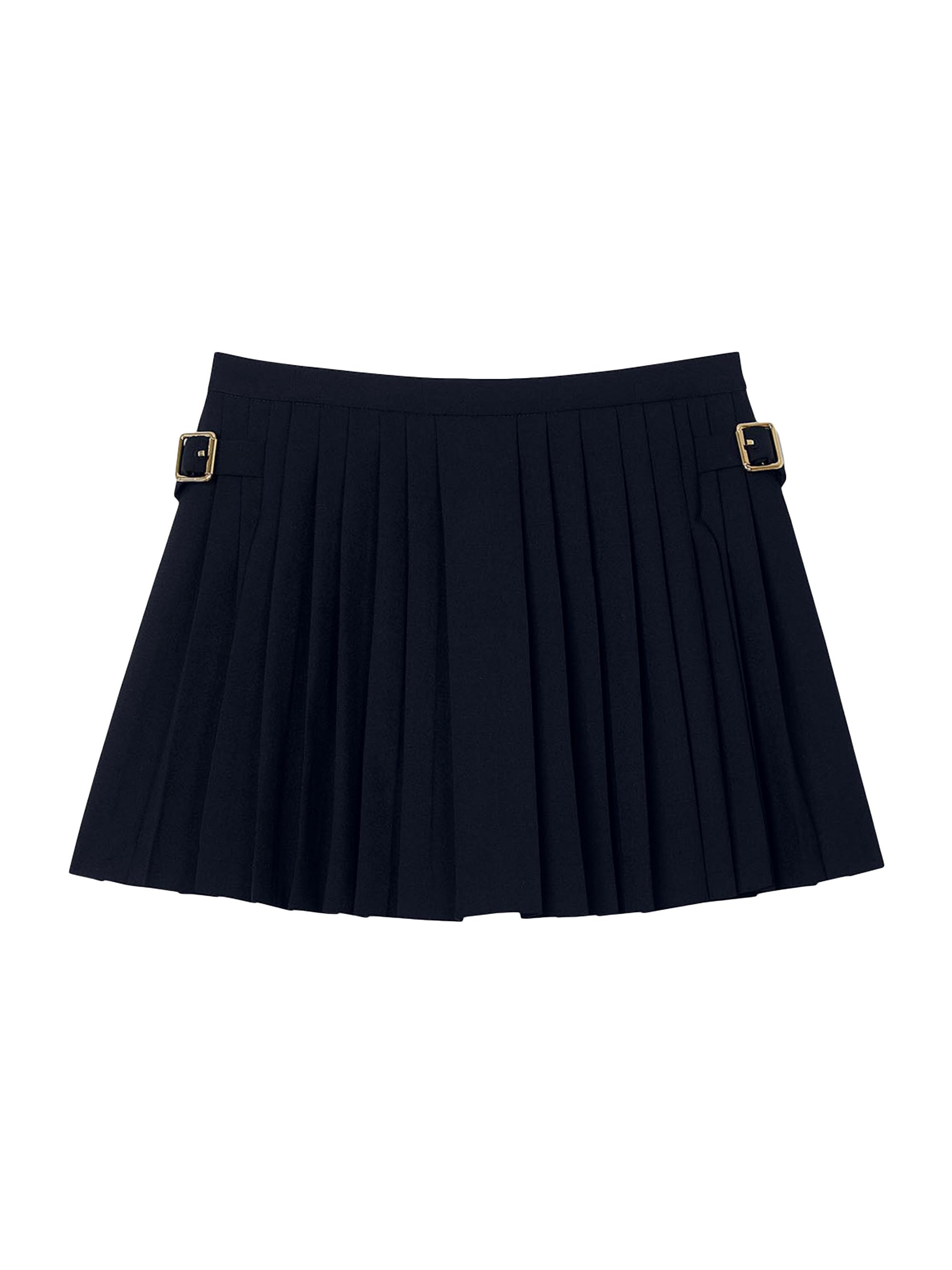 Sandro Women's Pleated Skort - Black
