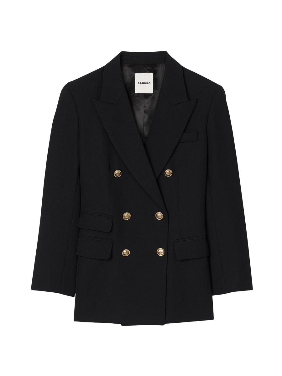 Sandro Double-Breasted Suit Jacket | Saks Fifth Avenue