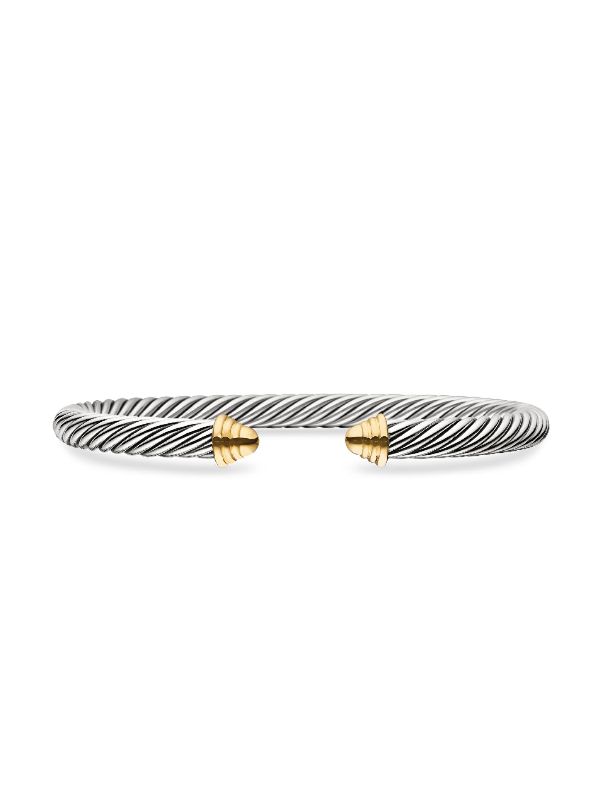 David Yurman Women's Classic Cable Bracelet in Sterling Silver - Silver