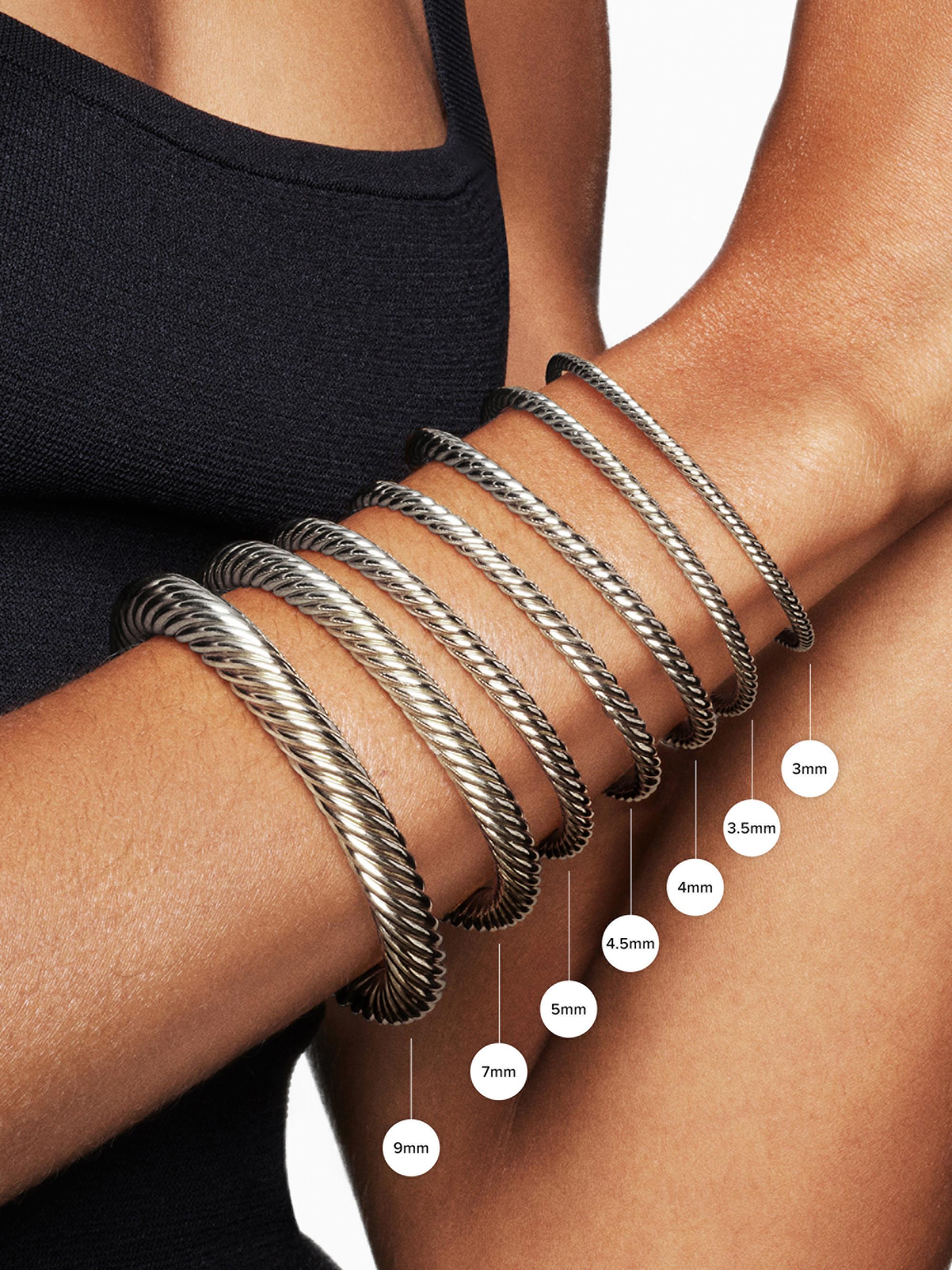 David Yurman Classic Cable Bracelet in Sterling Silver | Saks