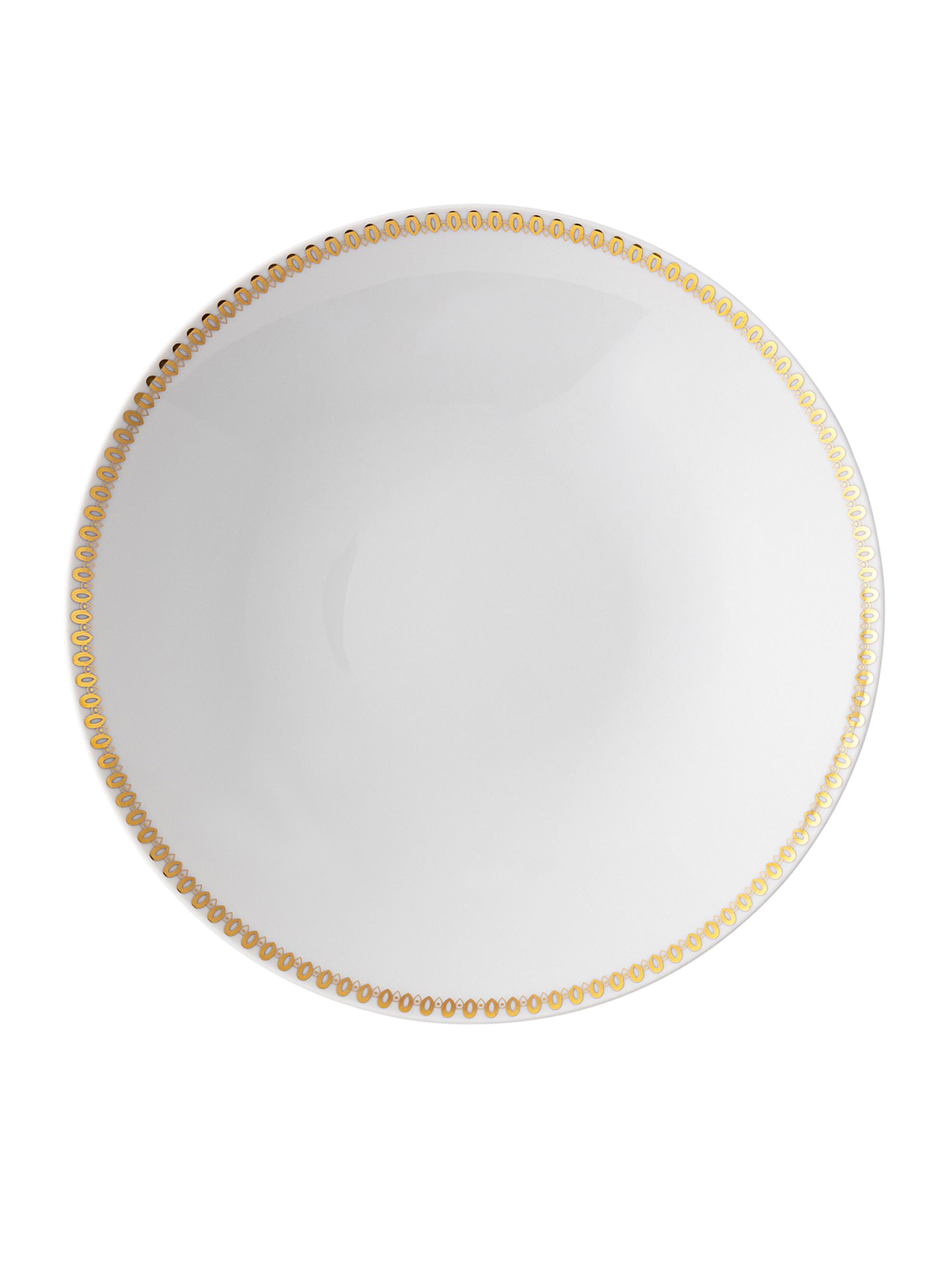 Rosenthal TAC Festive Celebration 9.5" Soup Bowl - Gold White