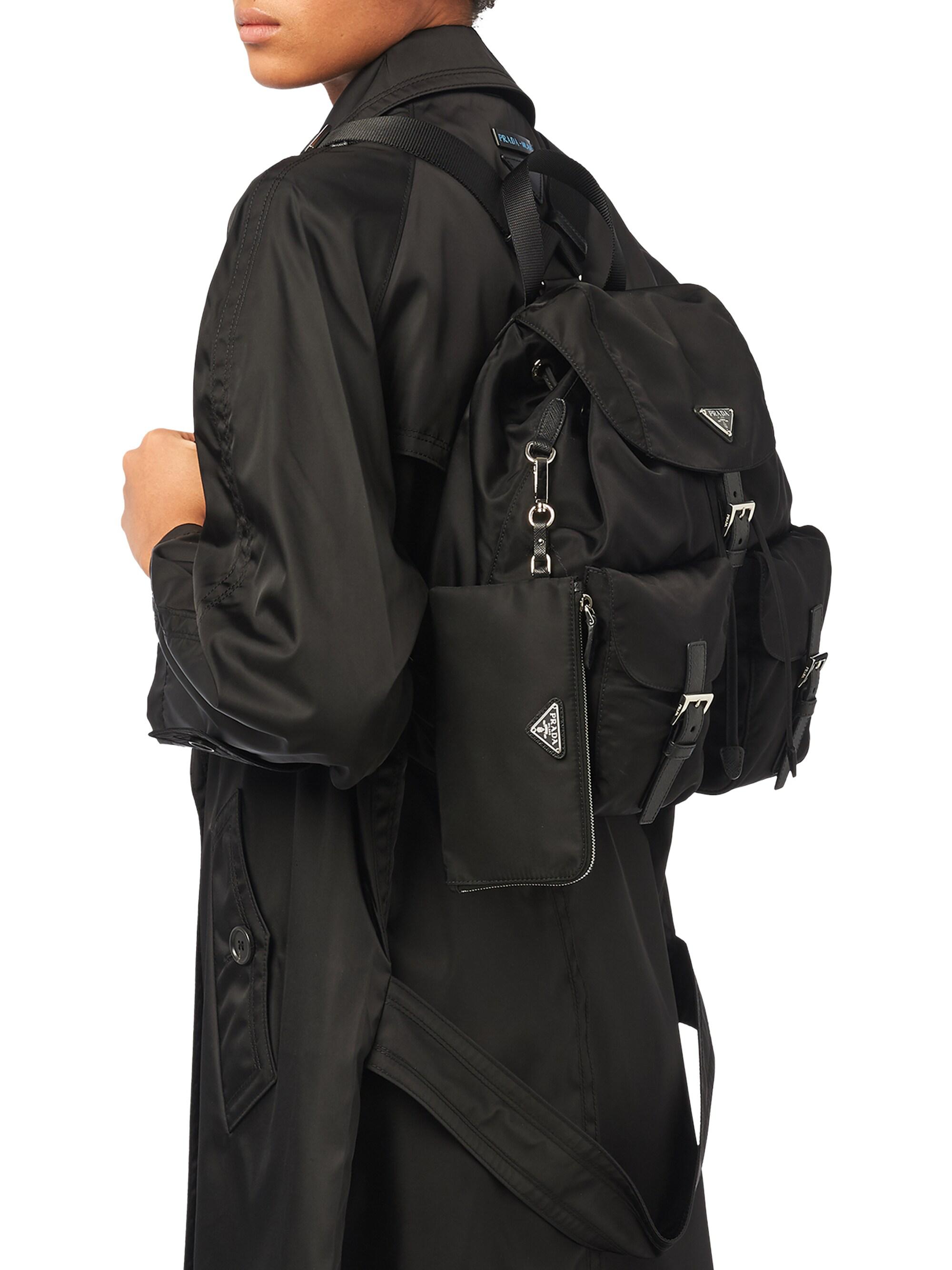 Prada Medium Re-Nylon Backpack with Pouch | Saks Fifth Avenue