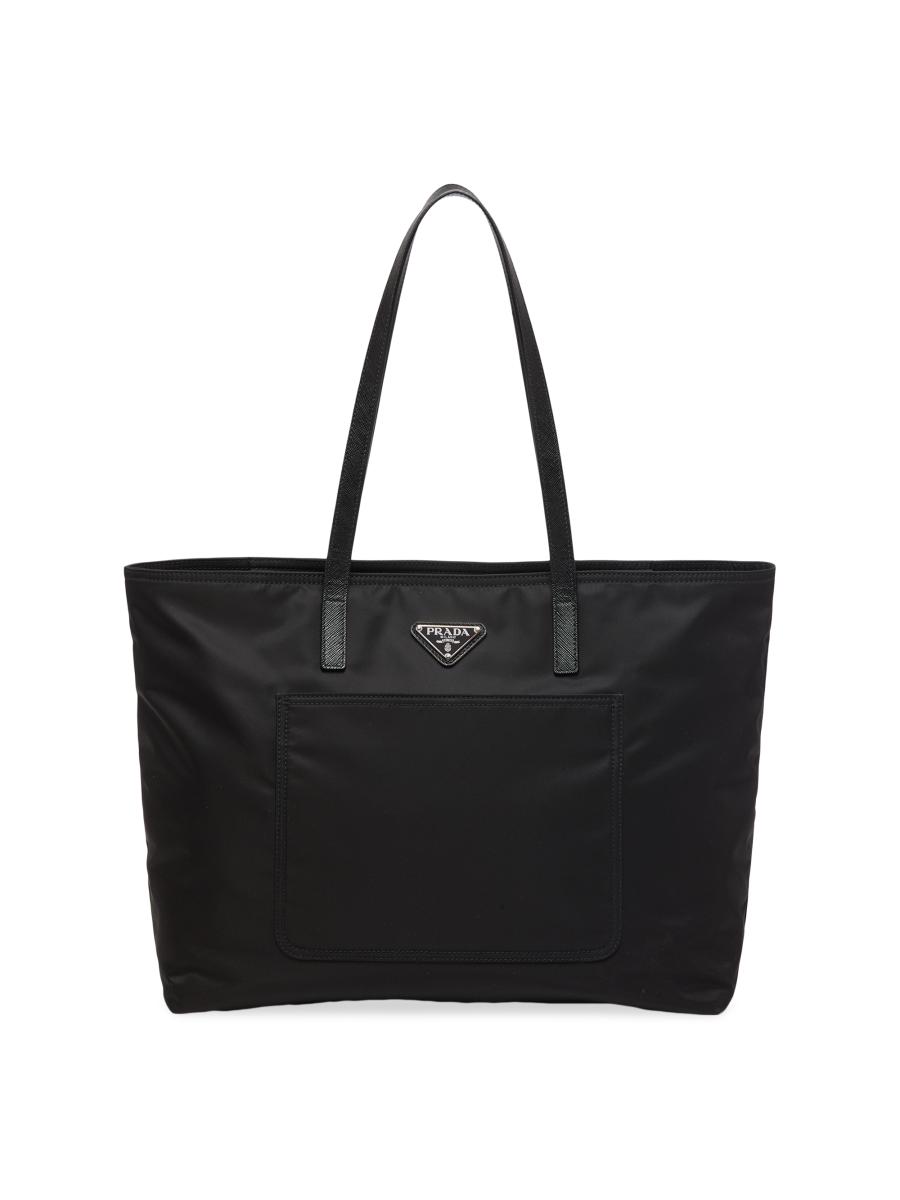 極美品 PRADA hand bag nylon black tote bag Prada Re-Nylon Tote Bag | Saks Fifth Avenue