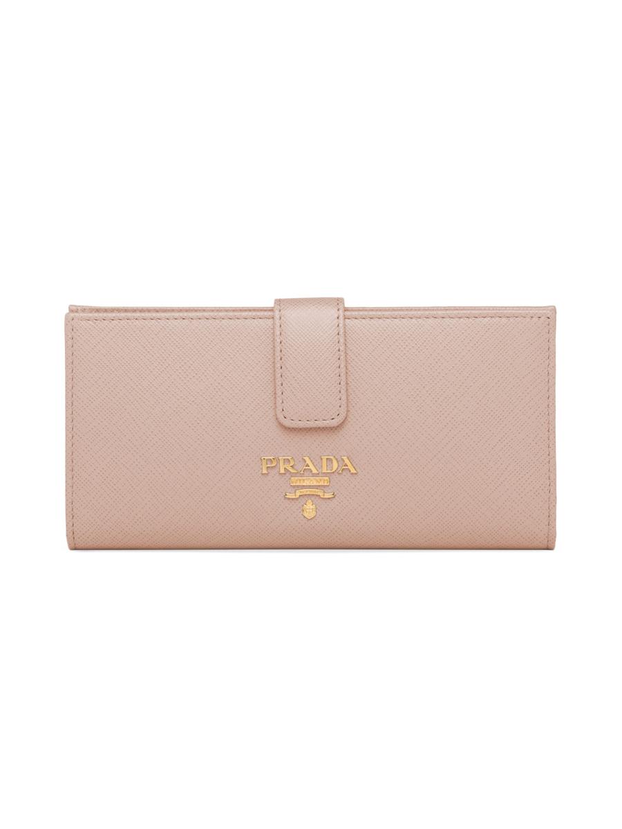 PRADA＊Large Saffiano and leather wallet 長財布＊送料込 Prada Large Saffiano Leather Wallet | Saks Fifth Avenue