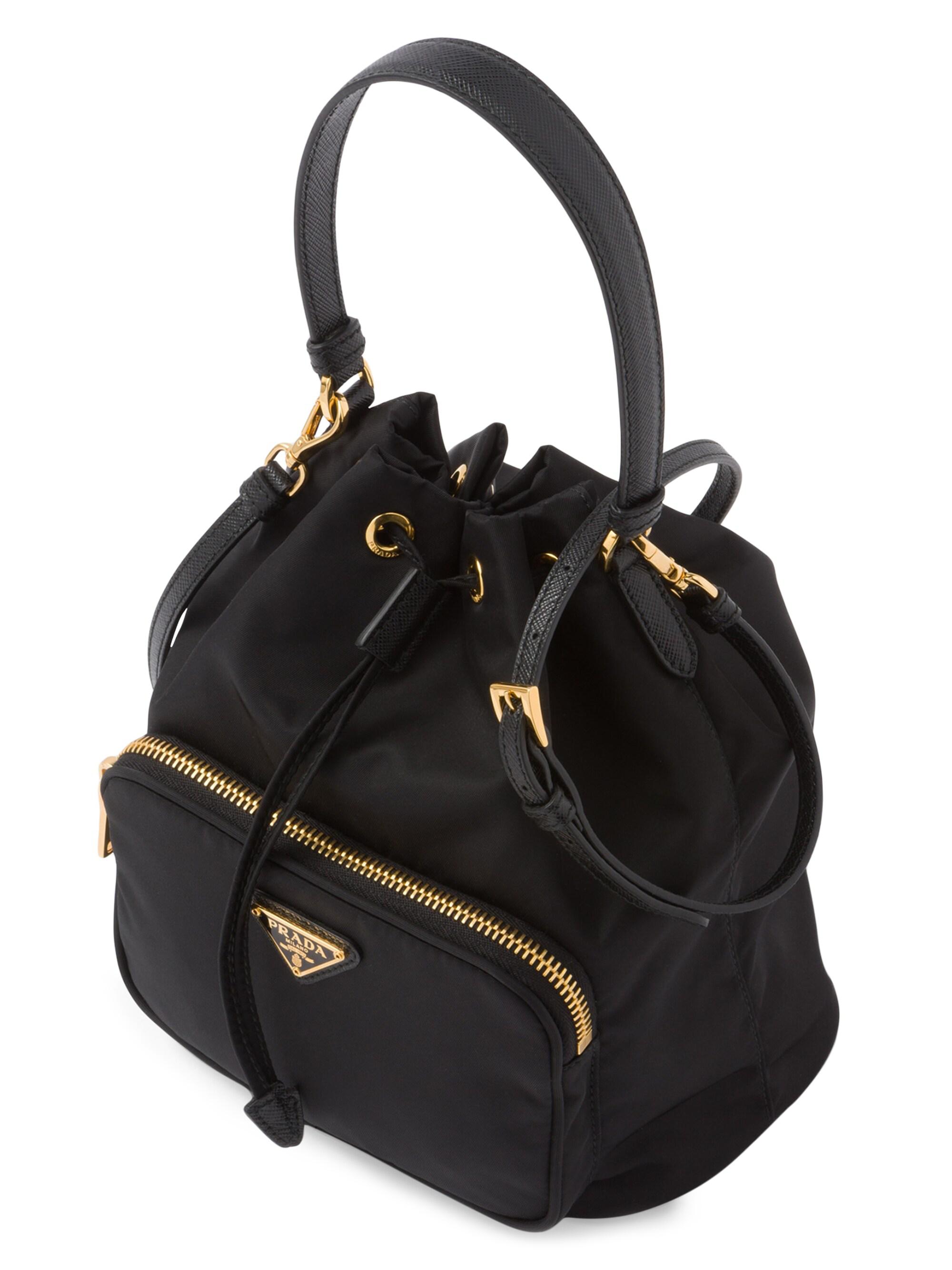 バッグ・カバンその他 Prada Prada Duet black Re-Nylon bucket