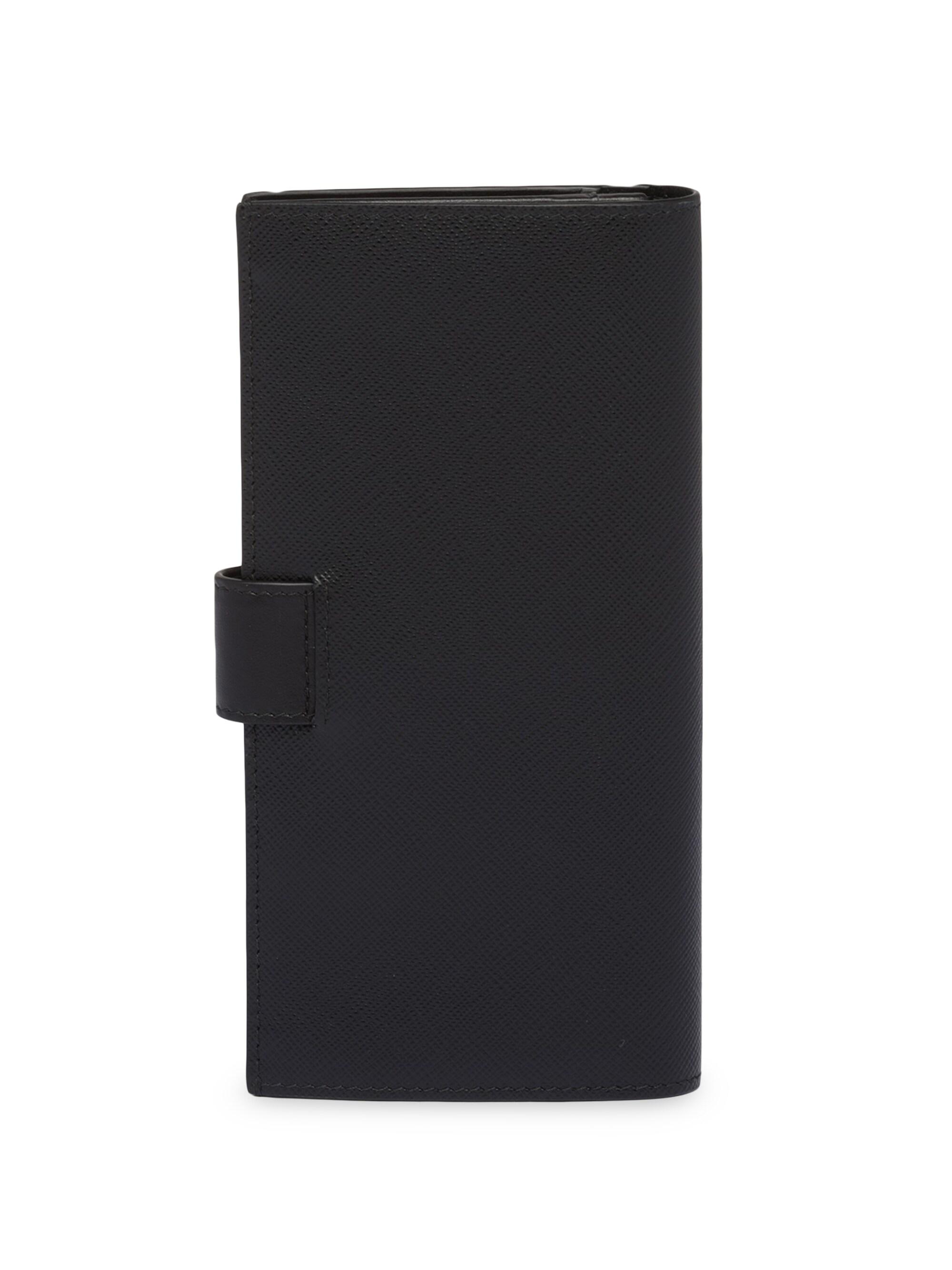 小物 Prada Multi Wallet Black Leather Prada Multi Wallet Black Leather Prada Saffiano Leather