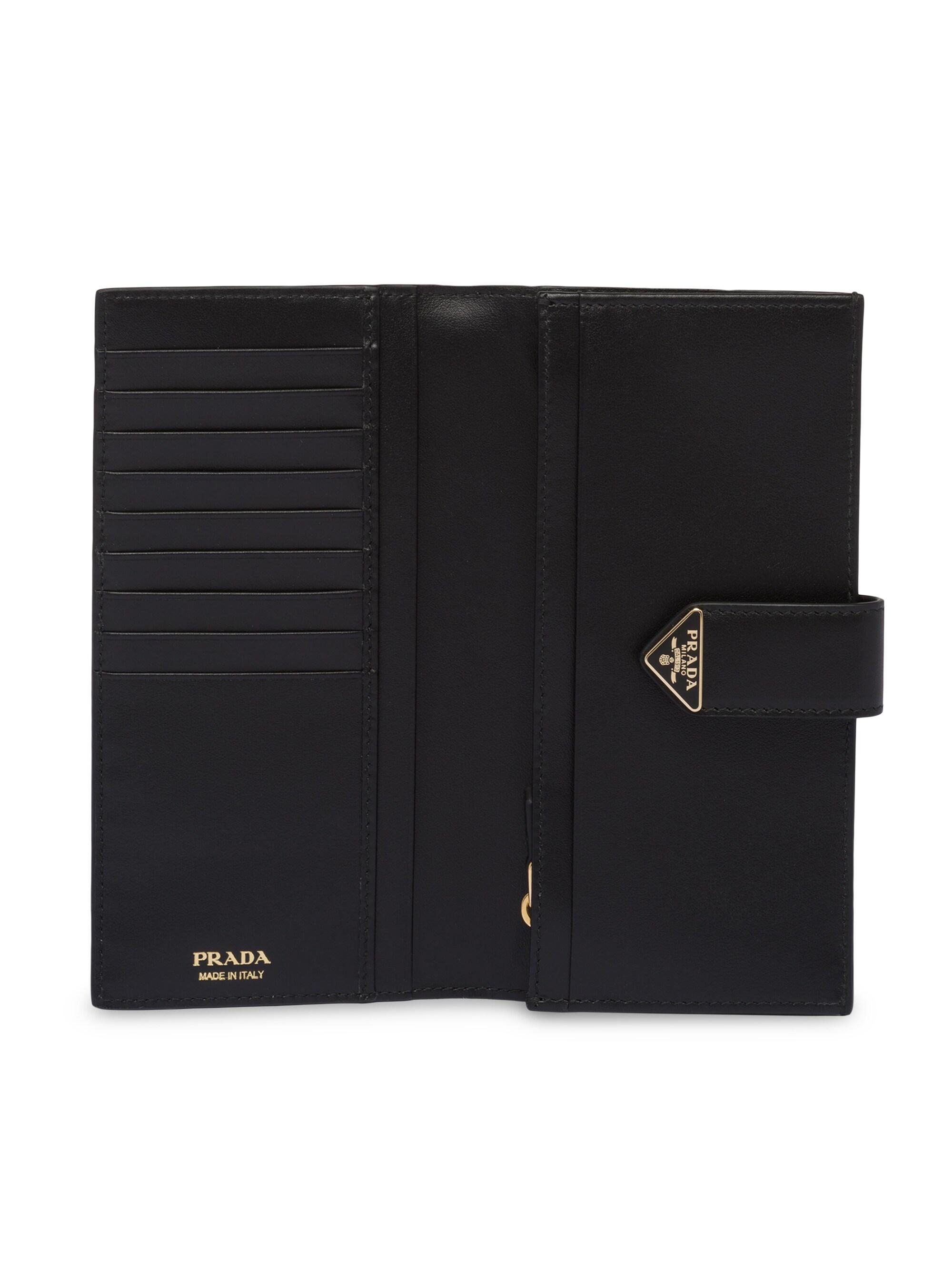 Prada Large Saffiano and Leather Wallet | Saks Fifth Avenue