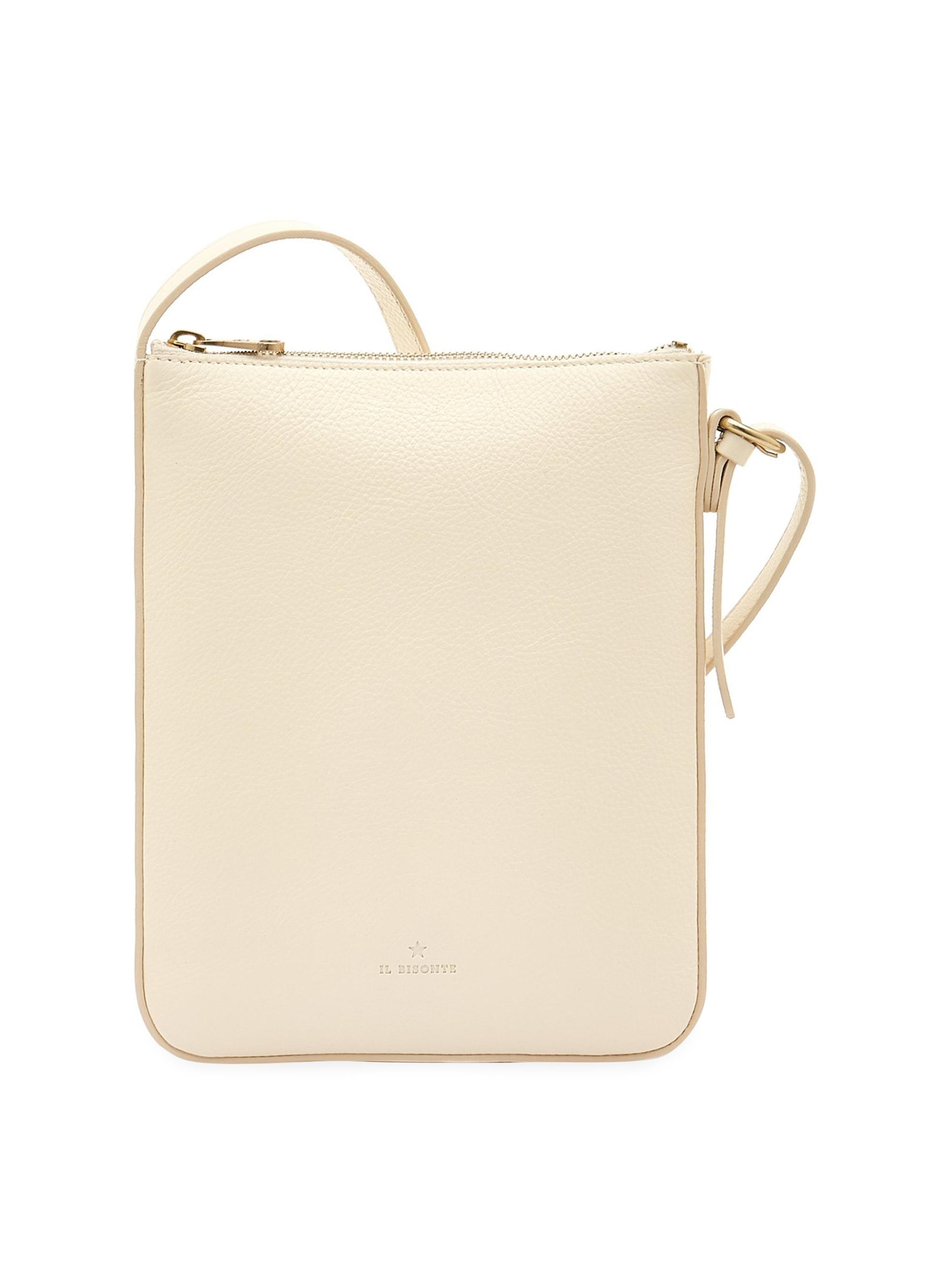 Il Bisonte Women's Modulo Leather Crossbody Bag - Bianco Latte