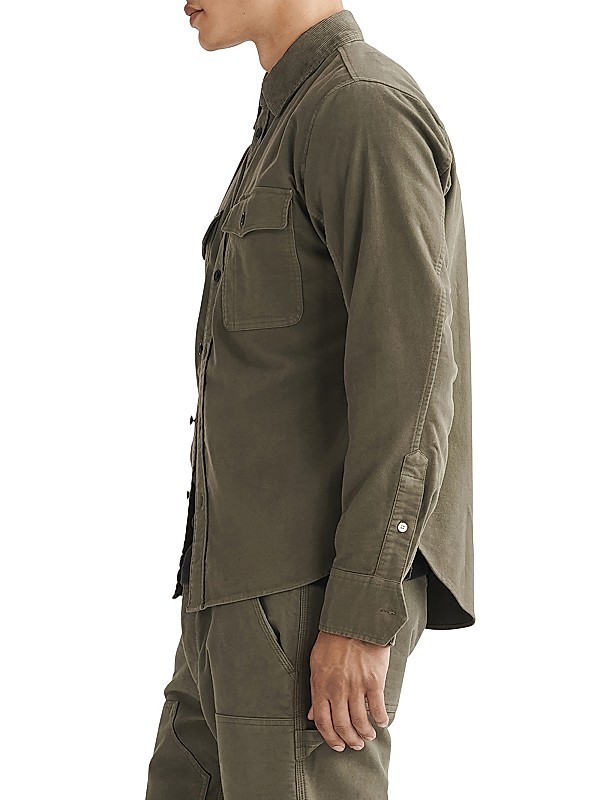 Shop rag & bone Moleskin Shirt Jacket | Saks Fifth Avenue Shop rag & bone Moleskin Shirt Jacket | Saks Fifth Avenue