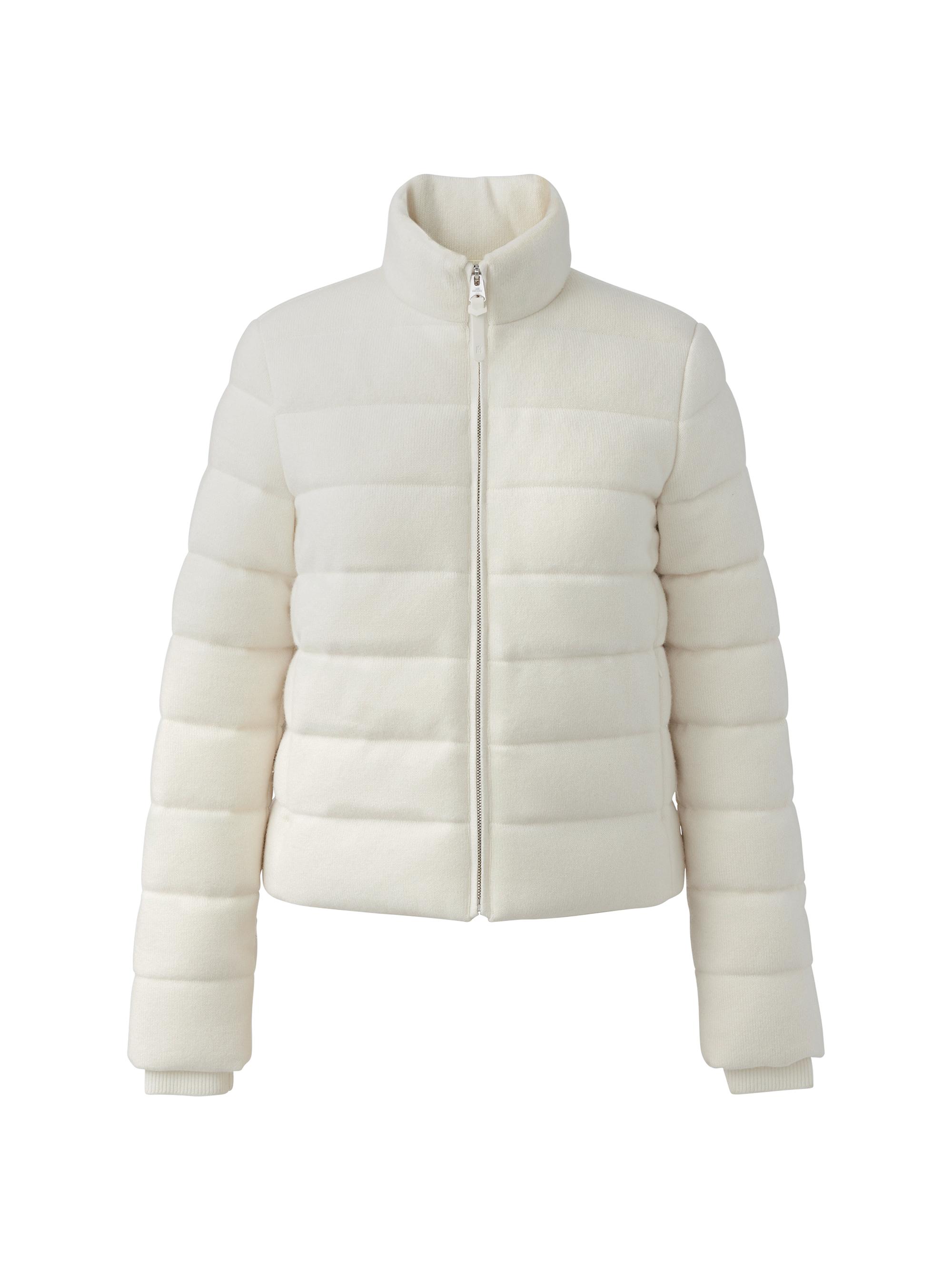 Mackage Women's Melia Cashmere-Blend Down Jacket - Cream