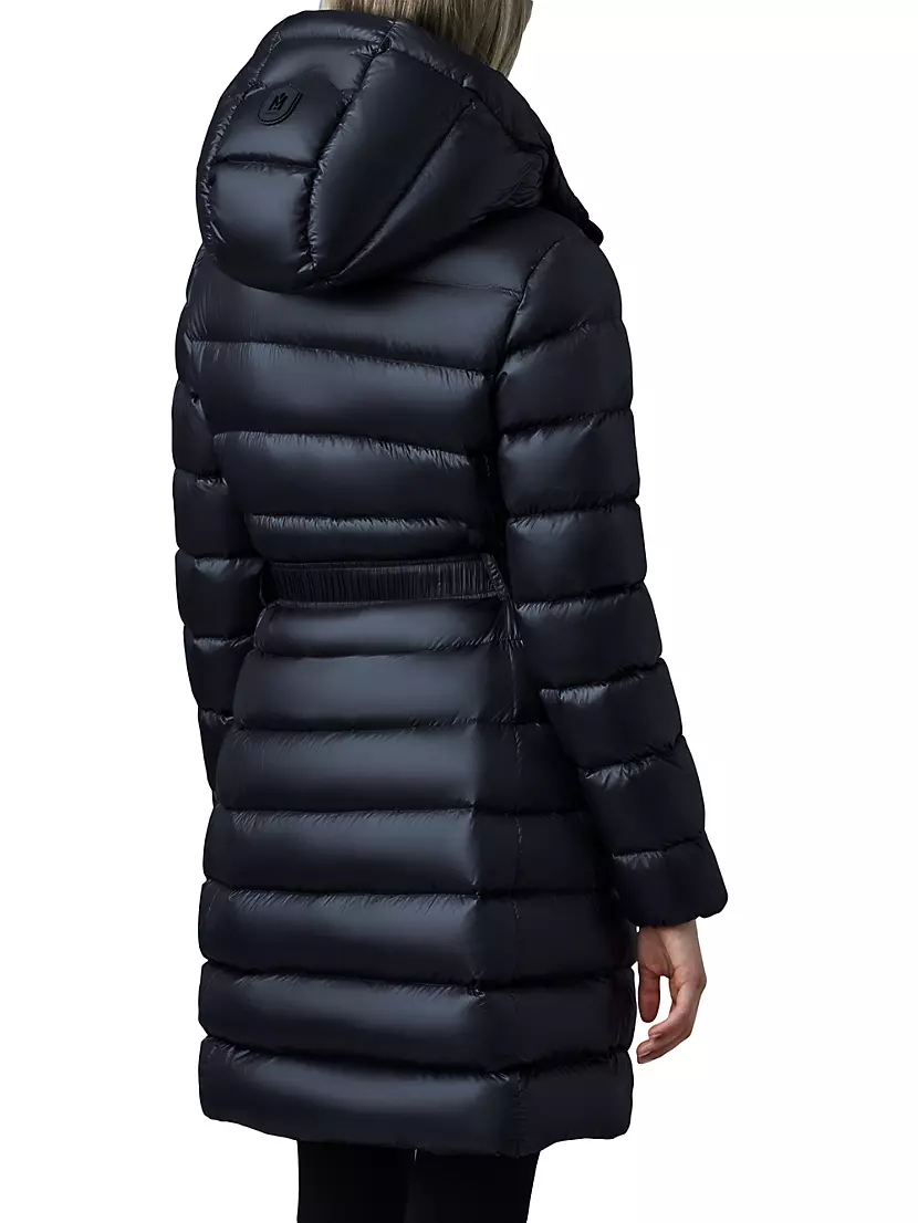 Shop Mackage Ashley Down Belted Puffer Coat | Saks Fifth Avenue