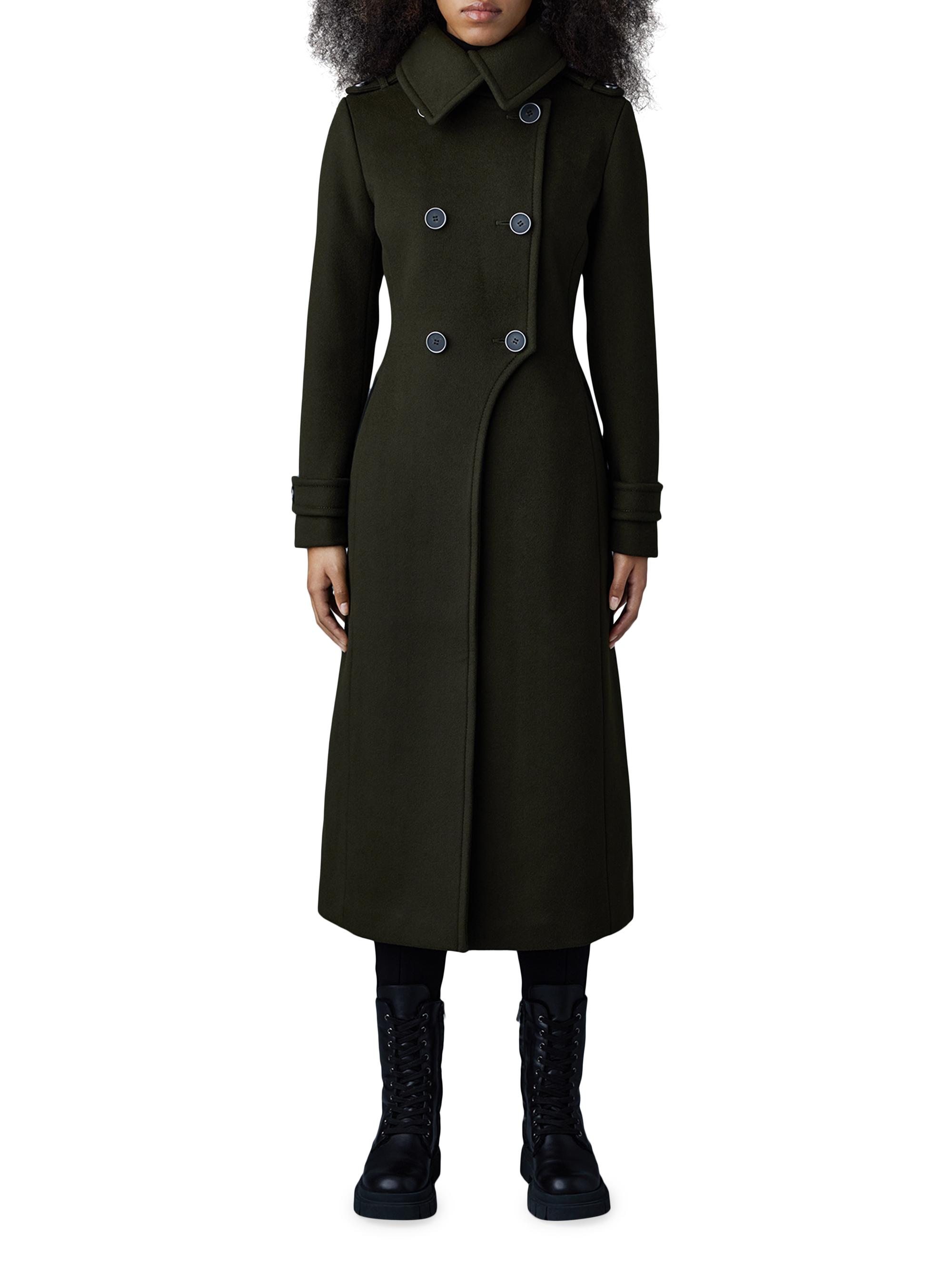 Mackage Elodie-Z Wool Peacoat | Saks Fifth Avenue