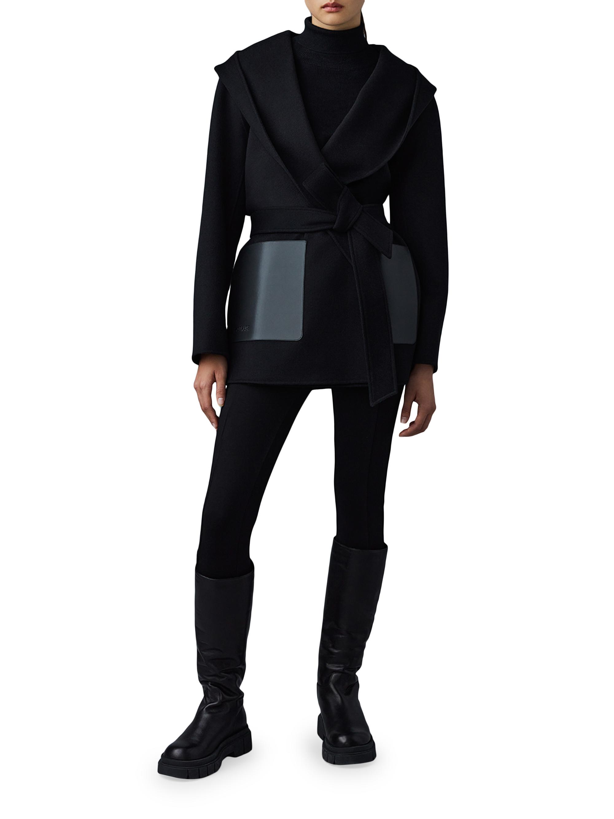 Mackage Azra Wool Wrap Jacket | Saks Fifth Avenue