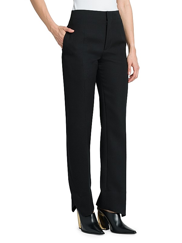 Shop Bottega Veneta Curved Wool Trousers | Saks Fifth Avenue Shop Bottega Veneta Curved Wool Trousers | Saks Fifth Avenue