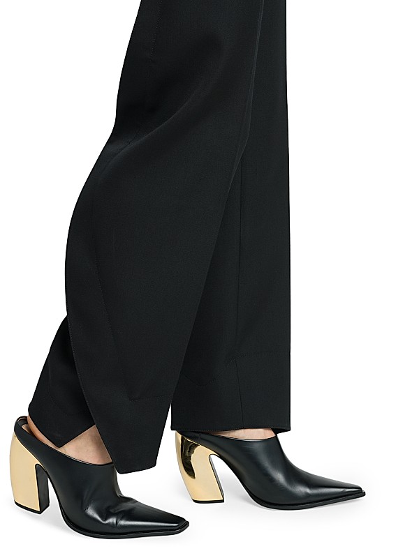 Shop Bottega Veneta Curved Wool Trousers | Saks Fifth Avenue Shop Bottega Veneta Curved Wool Trousers | Saks Fifth Avenue