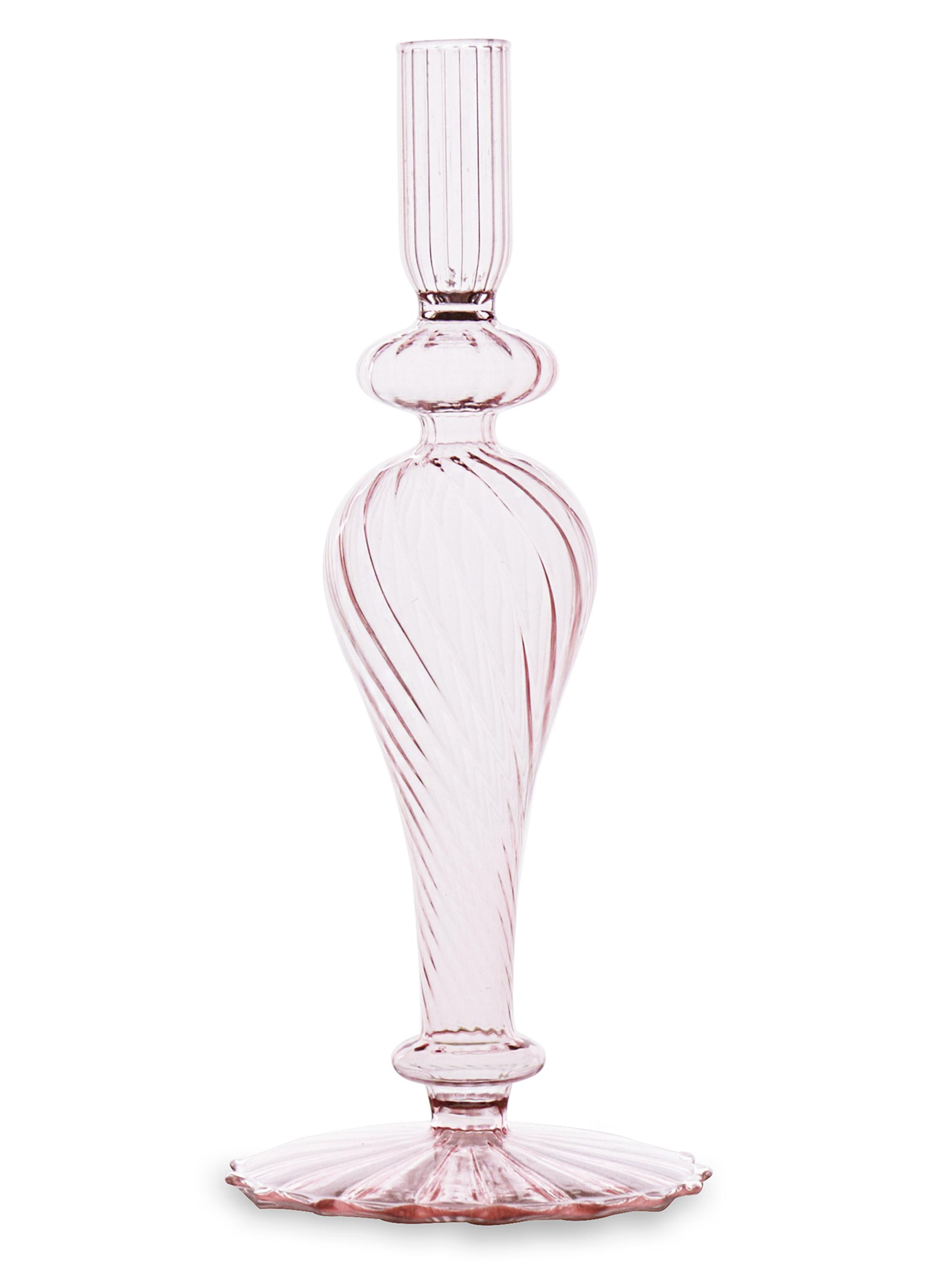 Beatriz Ball Cambridge Ava 2-Piece Candlestick Holder Set - Pink