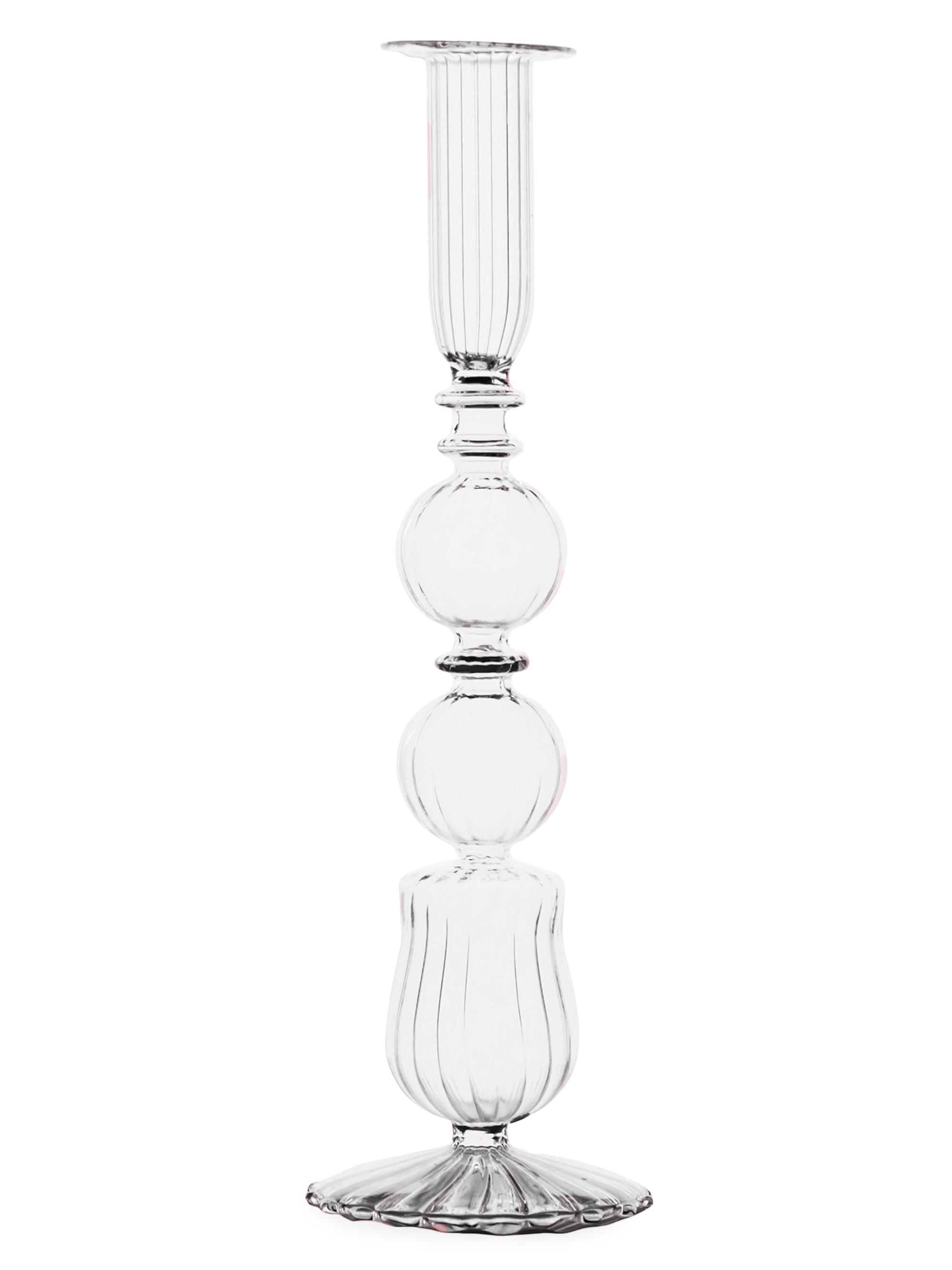 Beatriz Ball 2-Piece Cambridge Emma Candlestick Holder Set - Silver